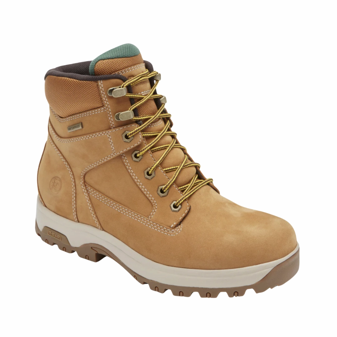 Urban Everyday Men's 8000 Works 6" Waterproof (Plain Toe) Boot - Wheat Nubuck (6E Width)