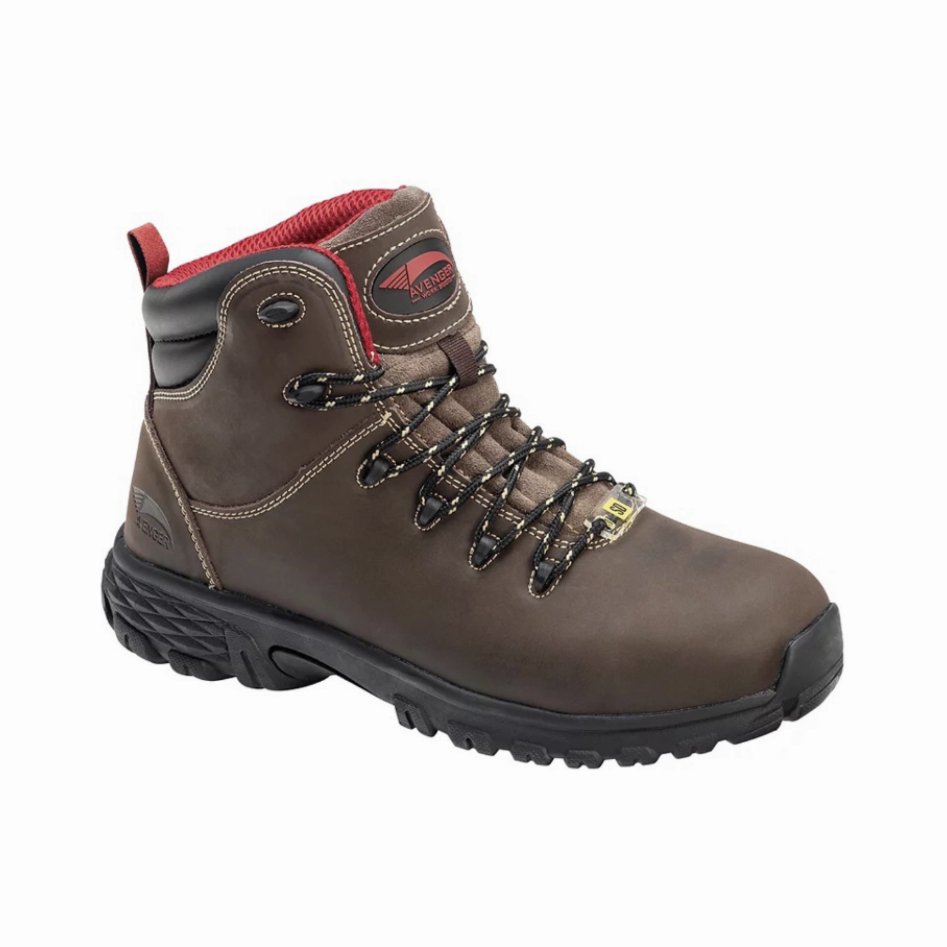 Handcrafted Stitching Men's Flight (Aluminum Toe) - Brown (2E Width)