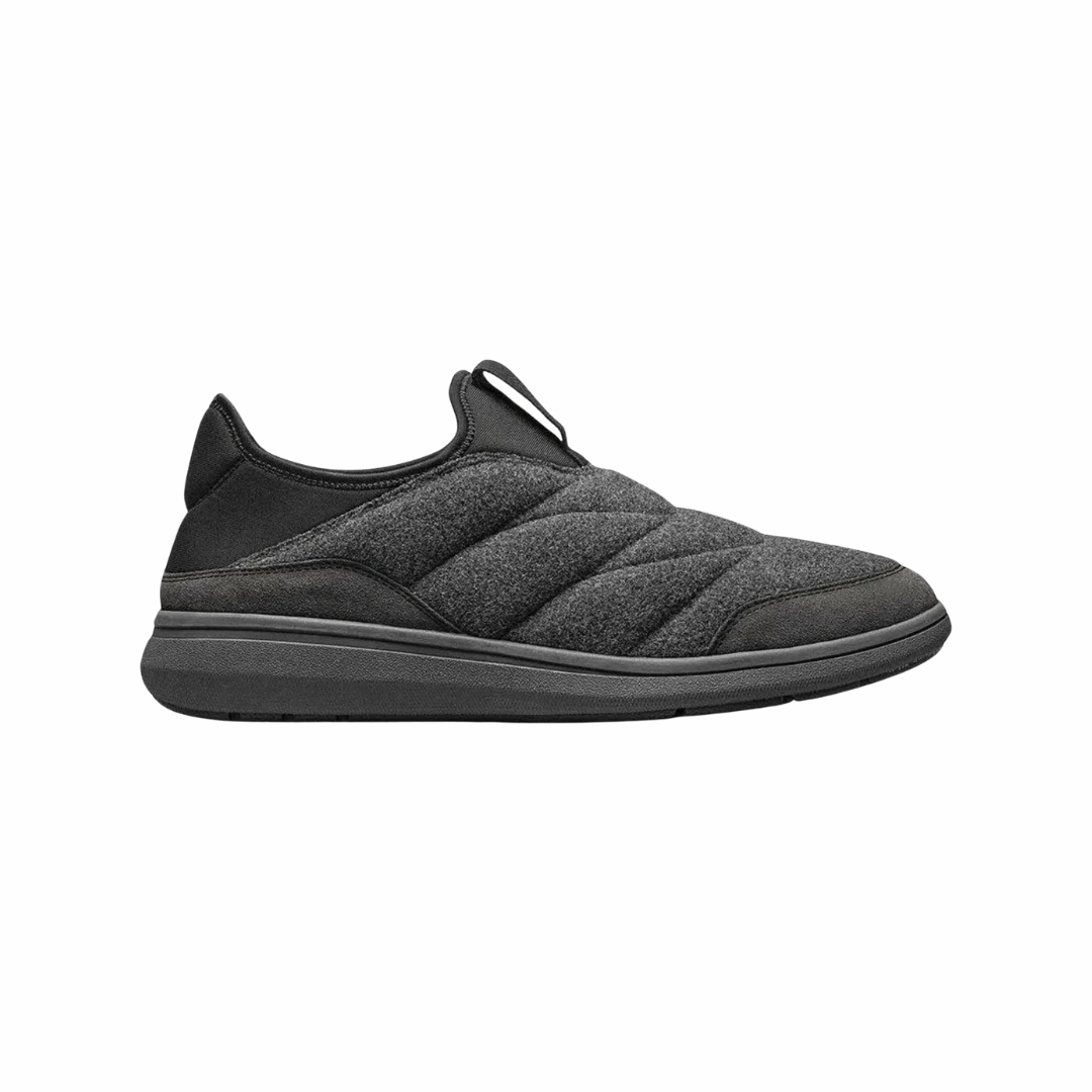 Simple Choice mesh material Men's Java Wool Moc Slip-On - Charcoal (Regular Width)