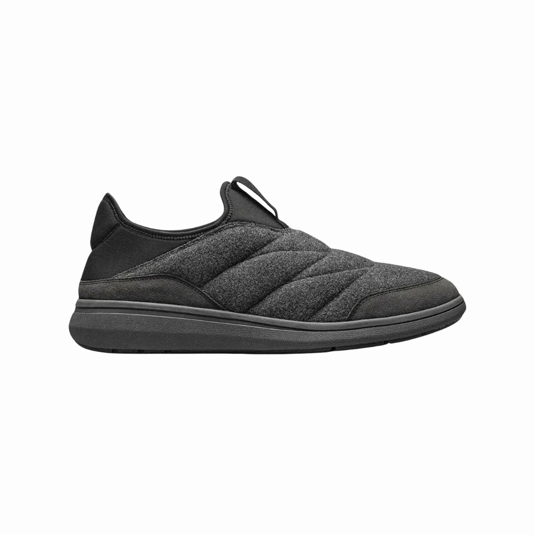 Urban Runner Men's Java Wool Moc Slip-On - Charcoal (Regular Width)