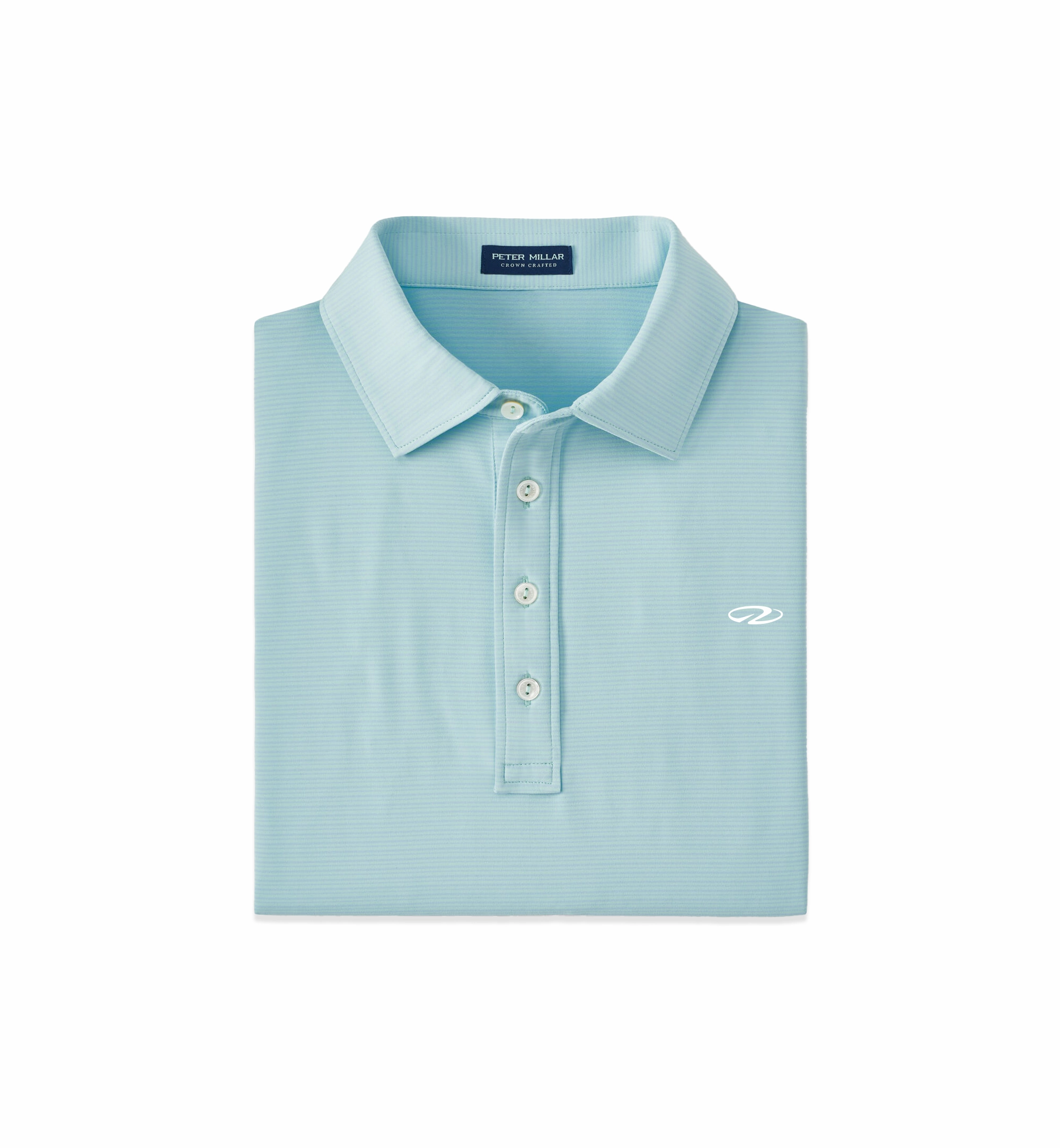 Chill Layer Men's Light Blue Performance Jersey Polo
