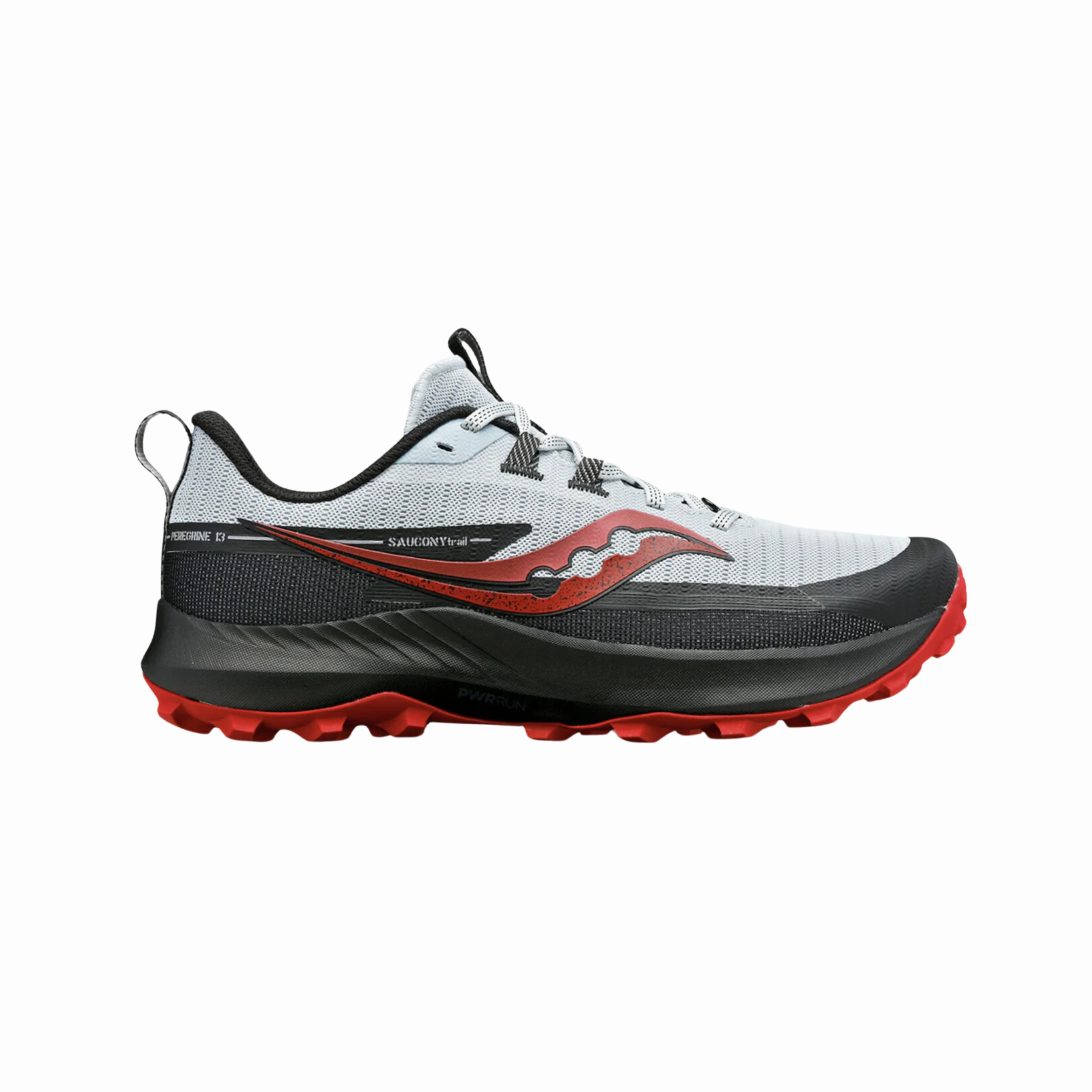 Men's Peregrine 13 - Vapor/Poppy (Regular Width) Nature Trek High Endurance