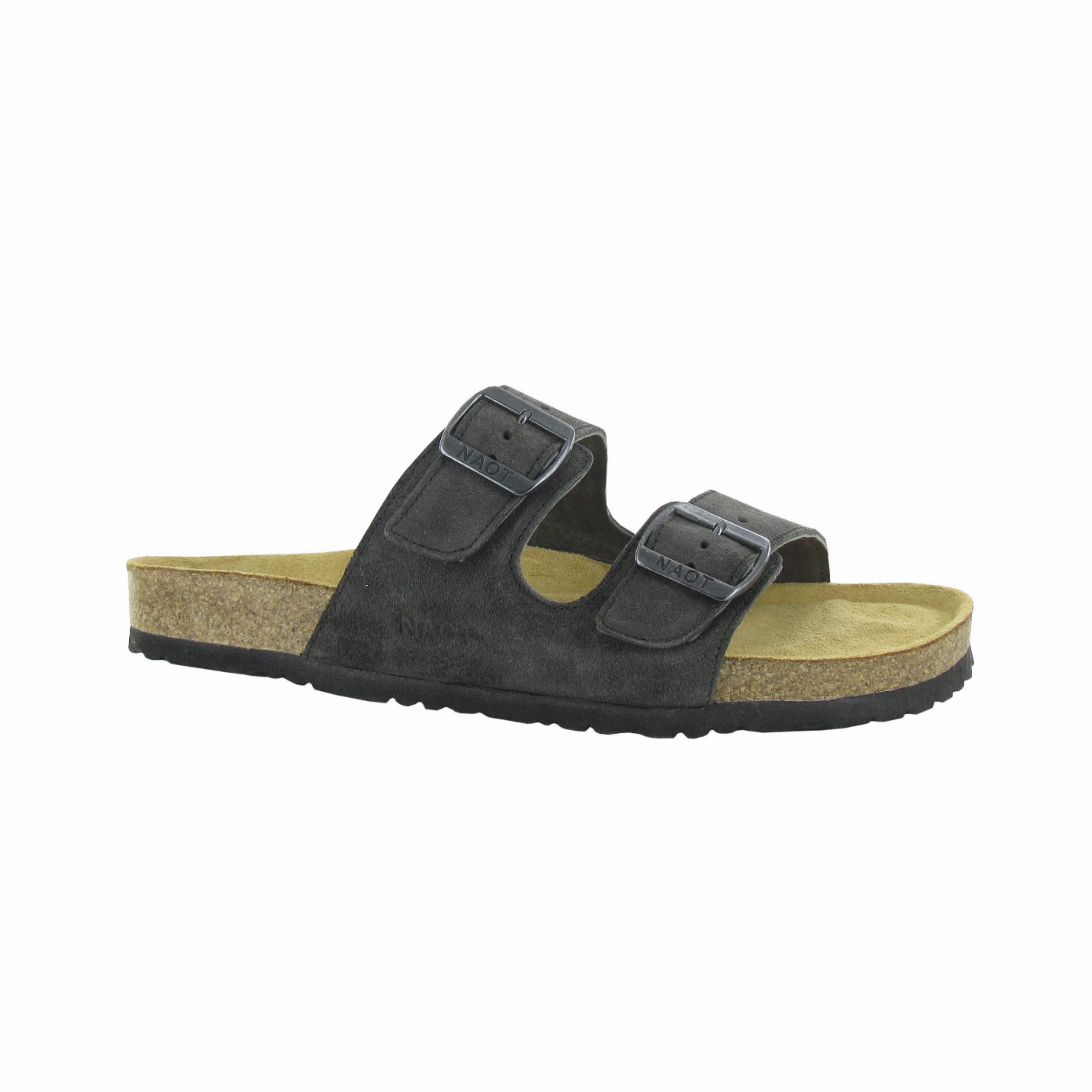 Chic Vacation Flats Active Summer Footwear Men's Santa Barbara - Oily Midnight Suede