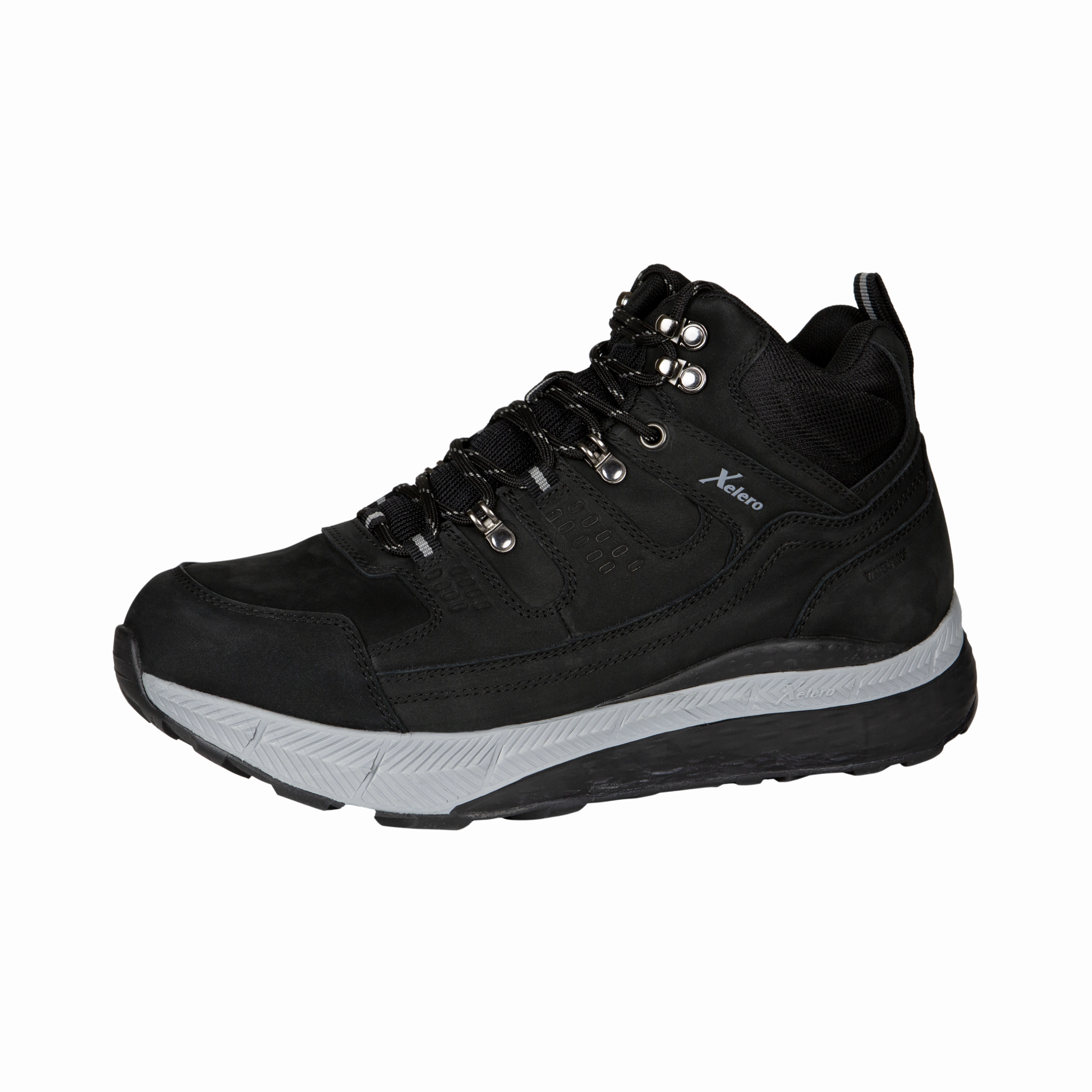 Padded Collar Support Cushioned Step Windy Weather Men's Steadfast Hiker High - Black (Extra Wide Width)