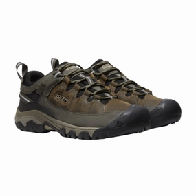 Men's Targhee III Waterproof - Bungee/Black (Wide Width) Trail grip