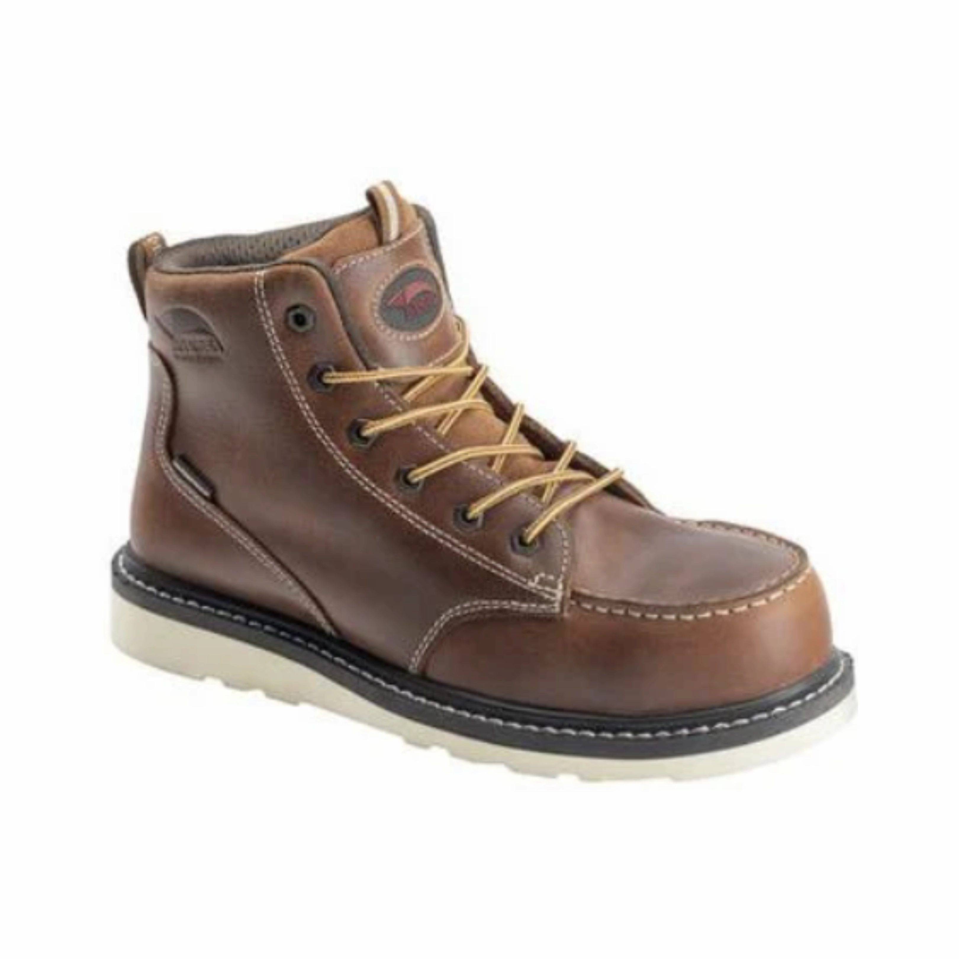 Men's Wedge Moc Carbon Nano Toe - Tobacco (D Width) Eco Material Outdoor Trek Neutral Tones