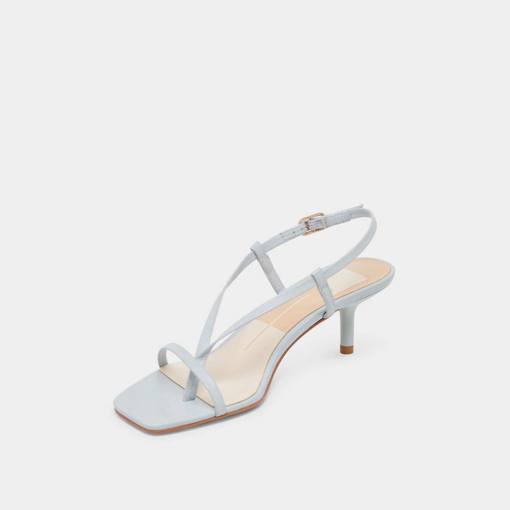 LAURY HEELS ICE BLUE LEATHER Chic Heels