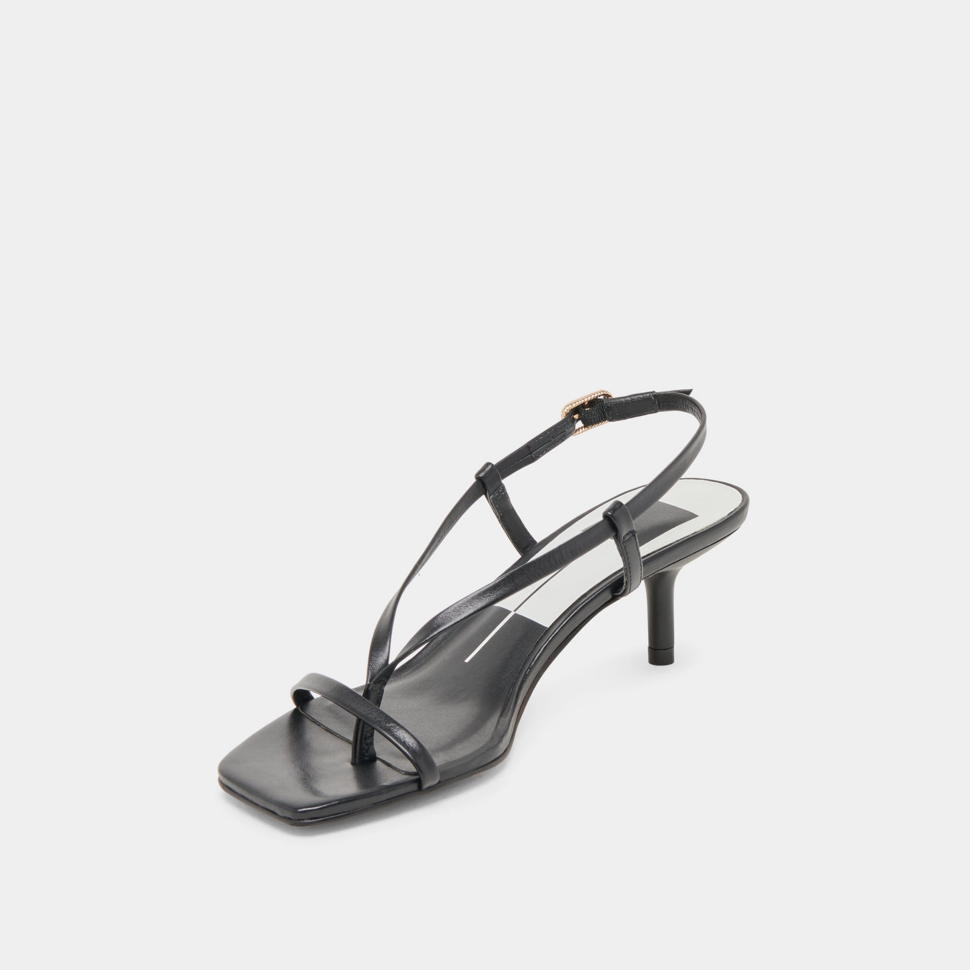 City Spark LAURY HEELS BLACK LEATHER