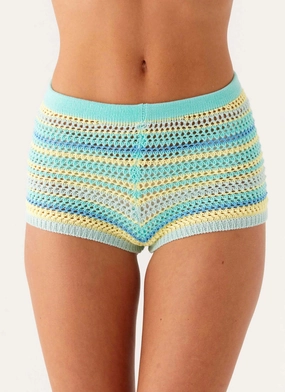 Sporty Vibes Miffy Mini Shorts - Green Multi