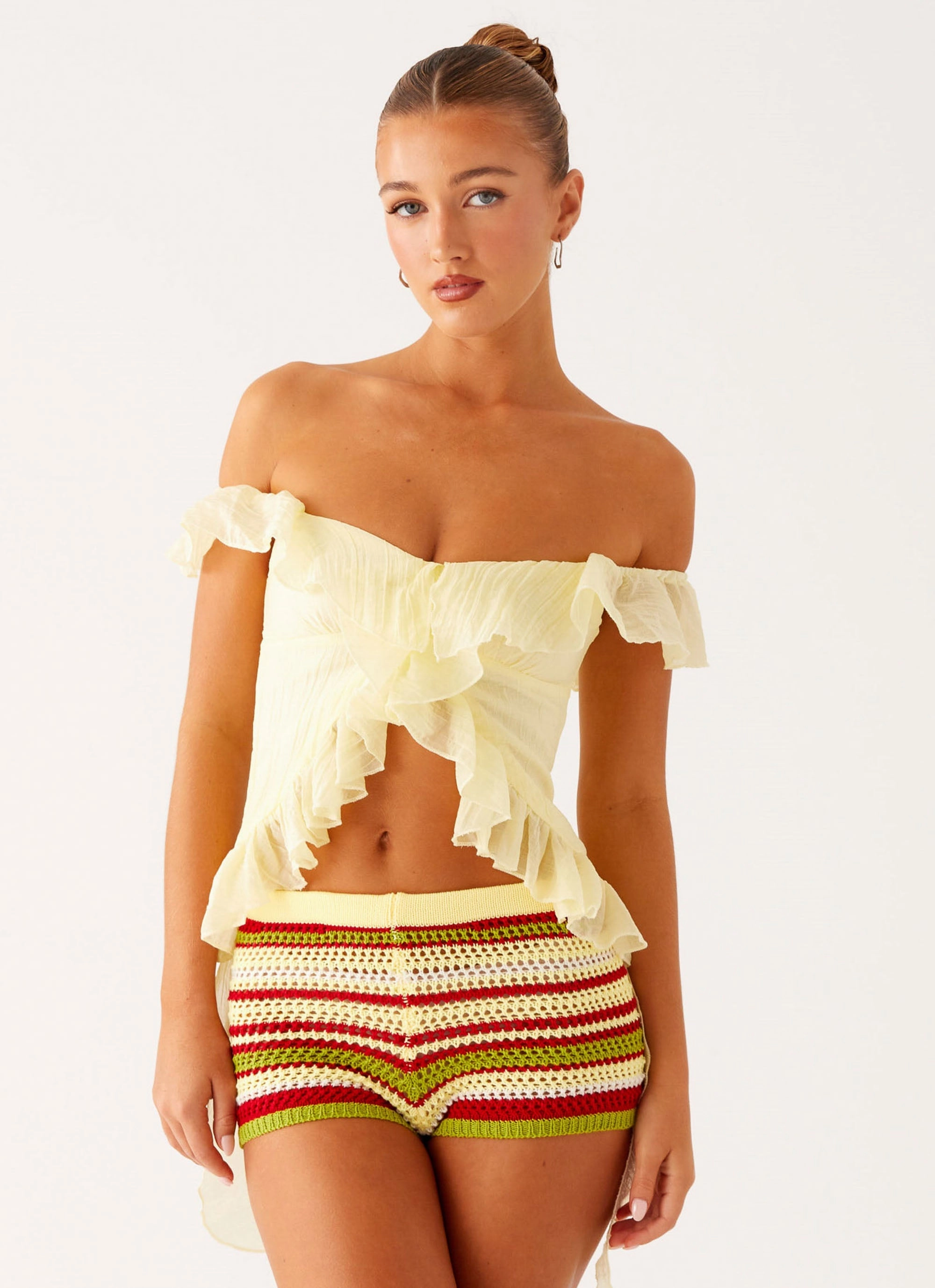 Miffy Mini Shorts - Yellow Multi Versatile Piece