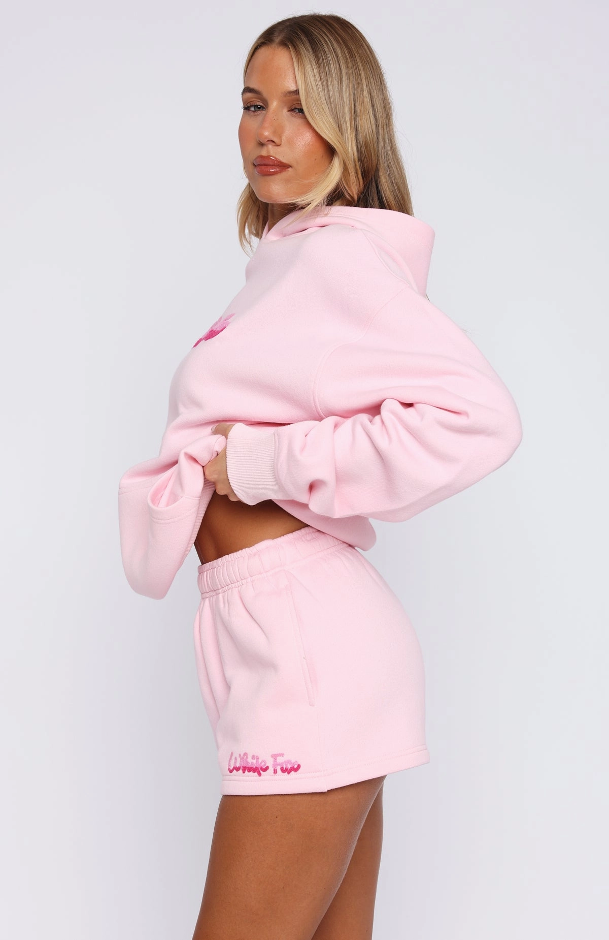 Sweet Lust Lounge Shorts Pink Sporty Look Seamless construction