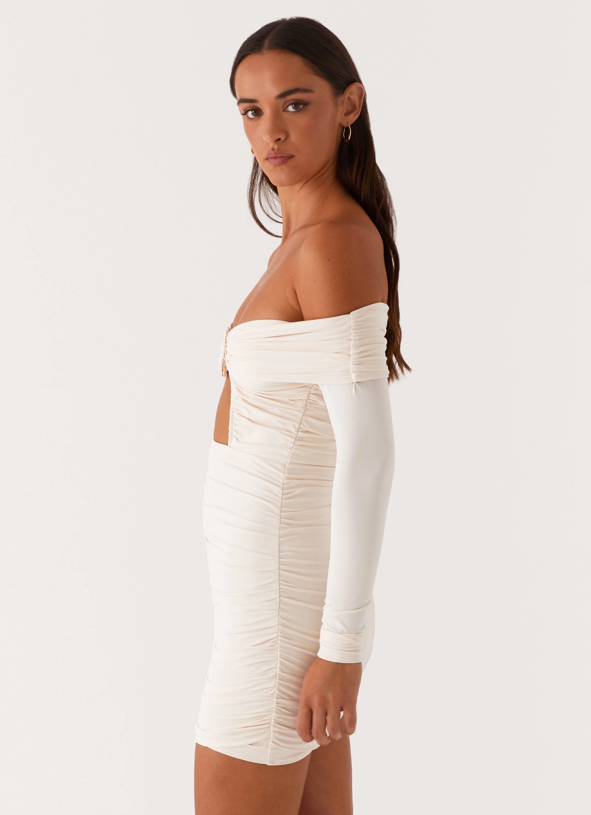 Millie Mini Dress - Ivory Timeless and Comfortable understated look