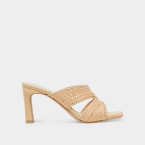 GITEL WIDE HEELS LT NATURAL RAFFIA Runway Fit