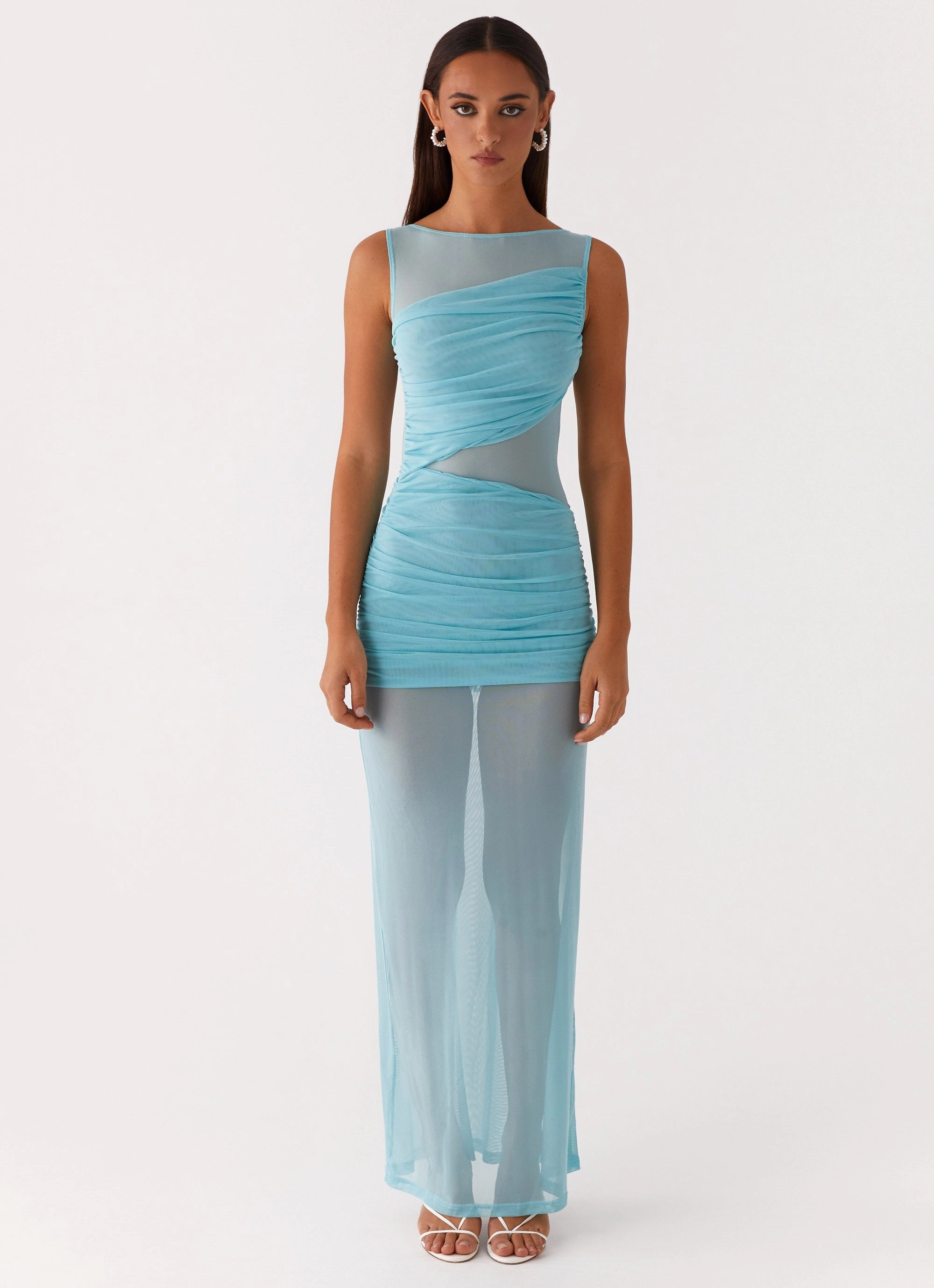 Match Quick Apollo Maxi Dress - Aqua