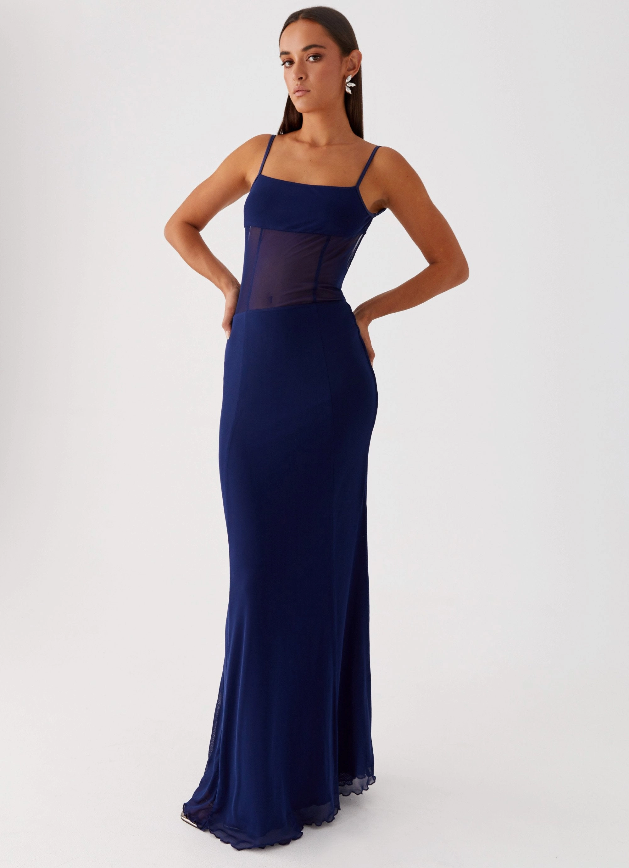 Perfect Mood Smart Blend Miranda Maxi Dress - Navy