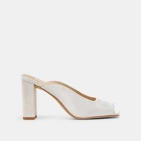 Pointed Shoes SABELA HEELS OFF WHITE SATIN