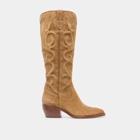Weather Ready MIRLA BOOTS LT BROWN SUEDE