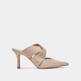KELSY HEELS TAUPE SUEDE Iconic Comfort Evening Spark