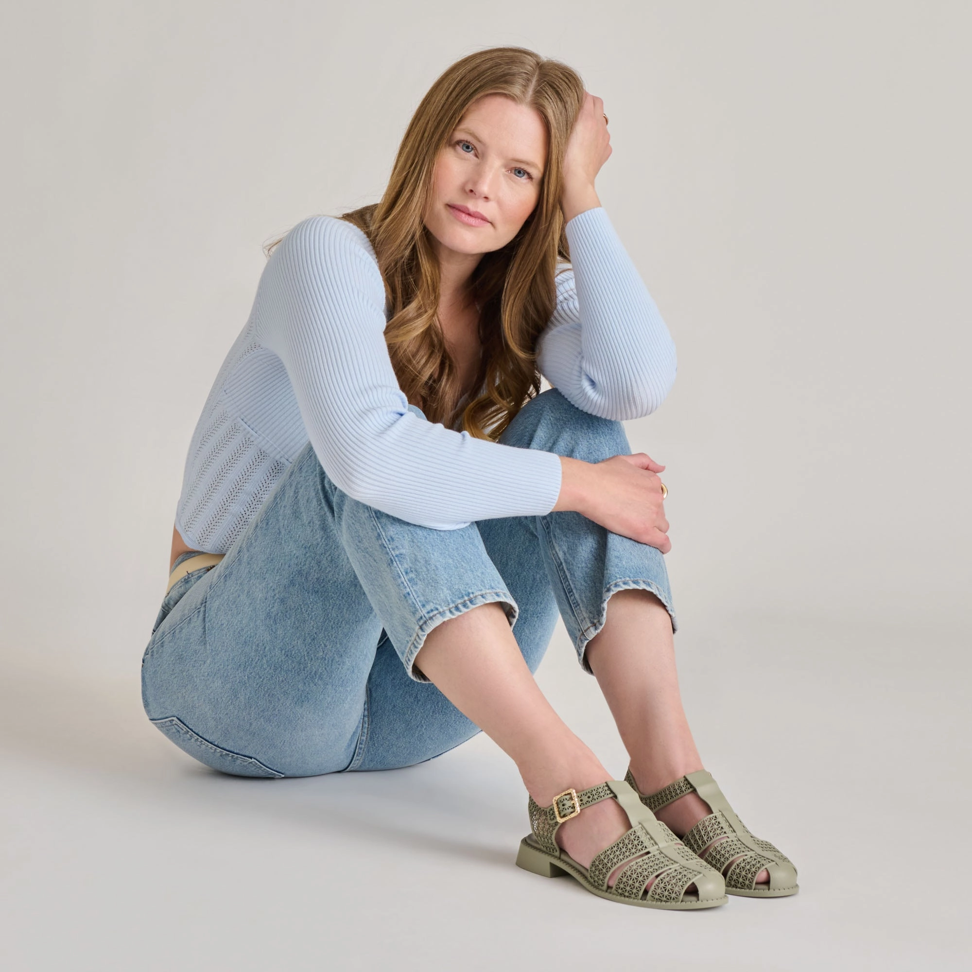 Chic Motion HOLIS 3D SANDALS LT SAGE