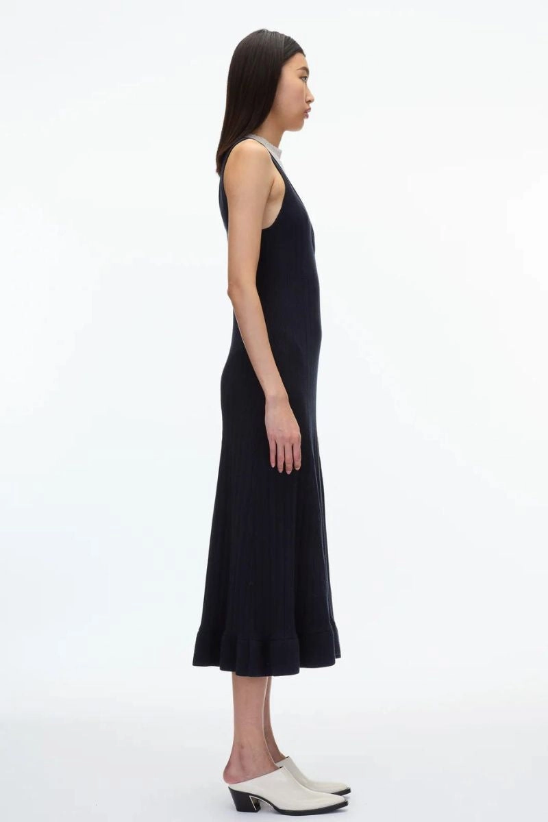 Mockneck Midi Knit Dress Soft And Comfortable All Timewear