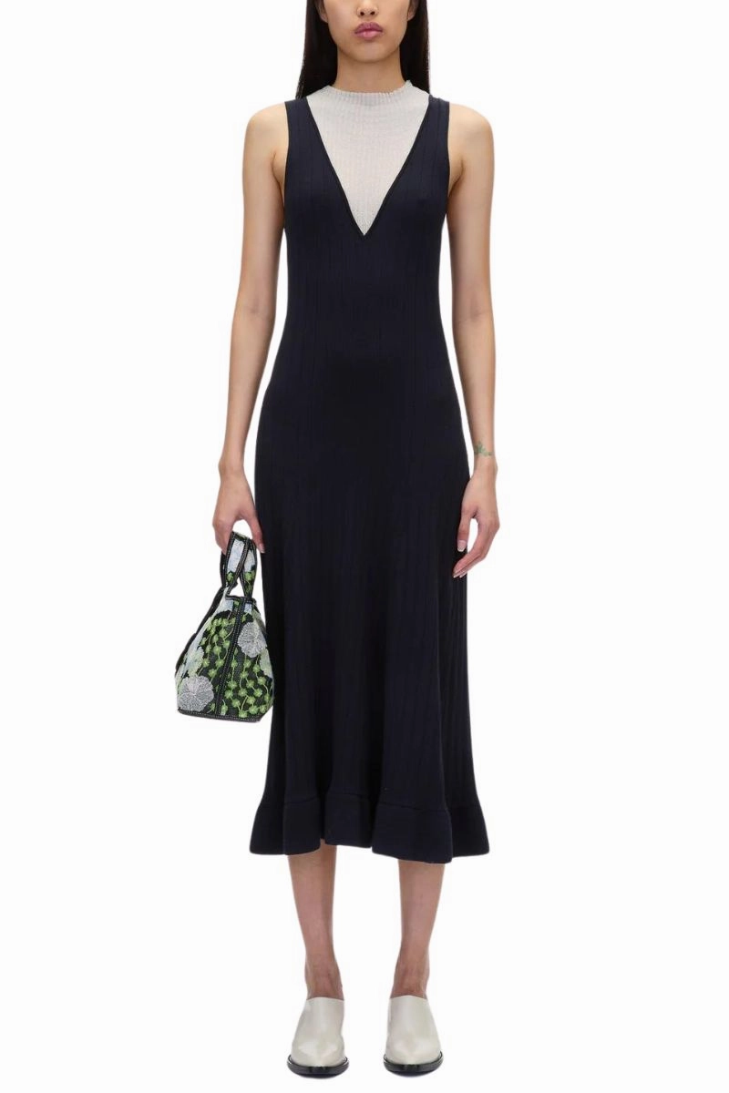 Mockneck Midi Knit Dress Fresh Look Spring Mood