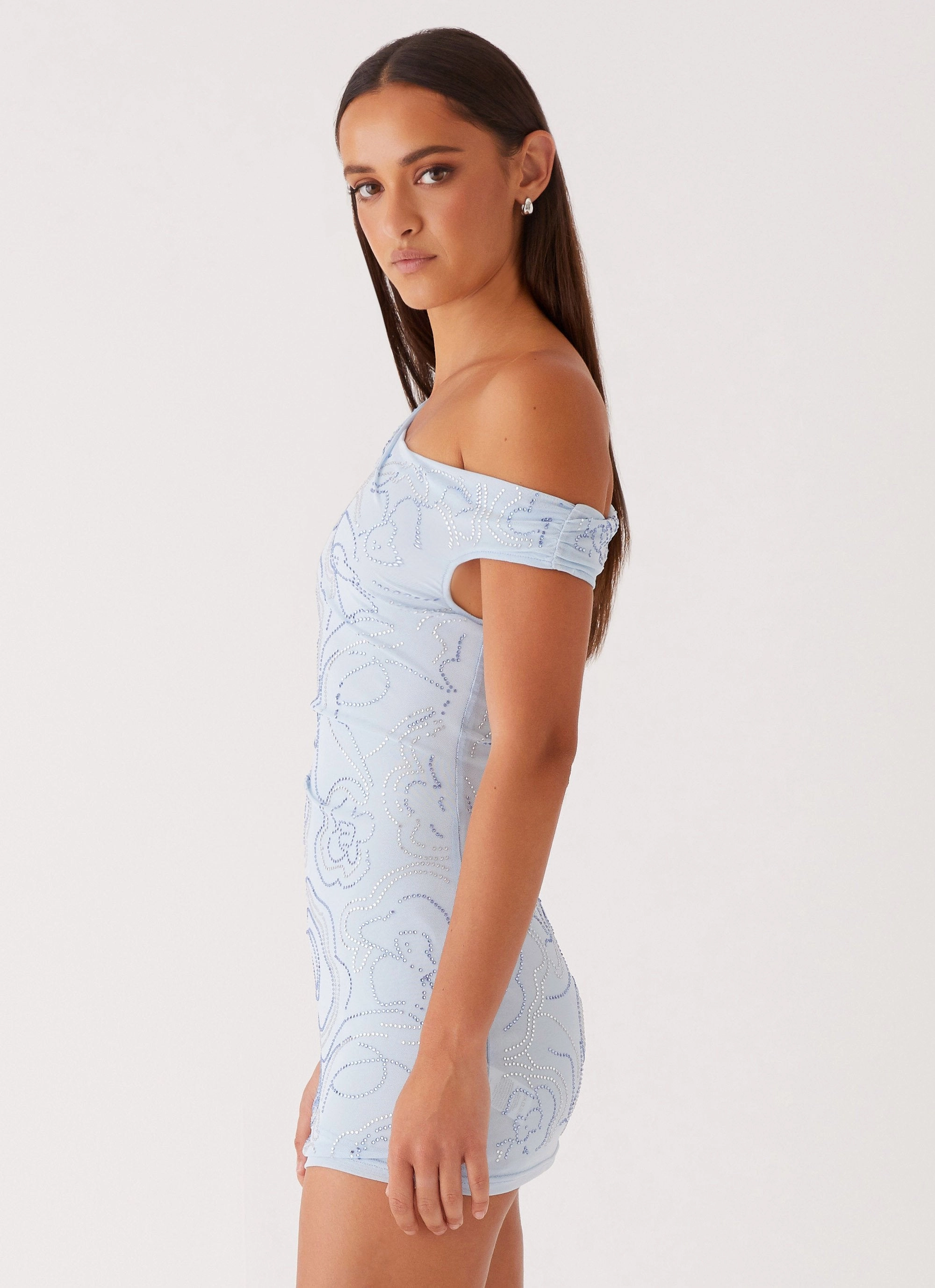 Cool Comfort Mountain High Mini Dress - Blue