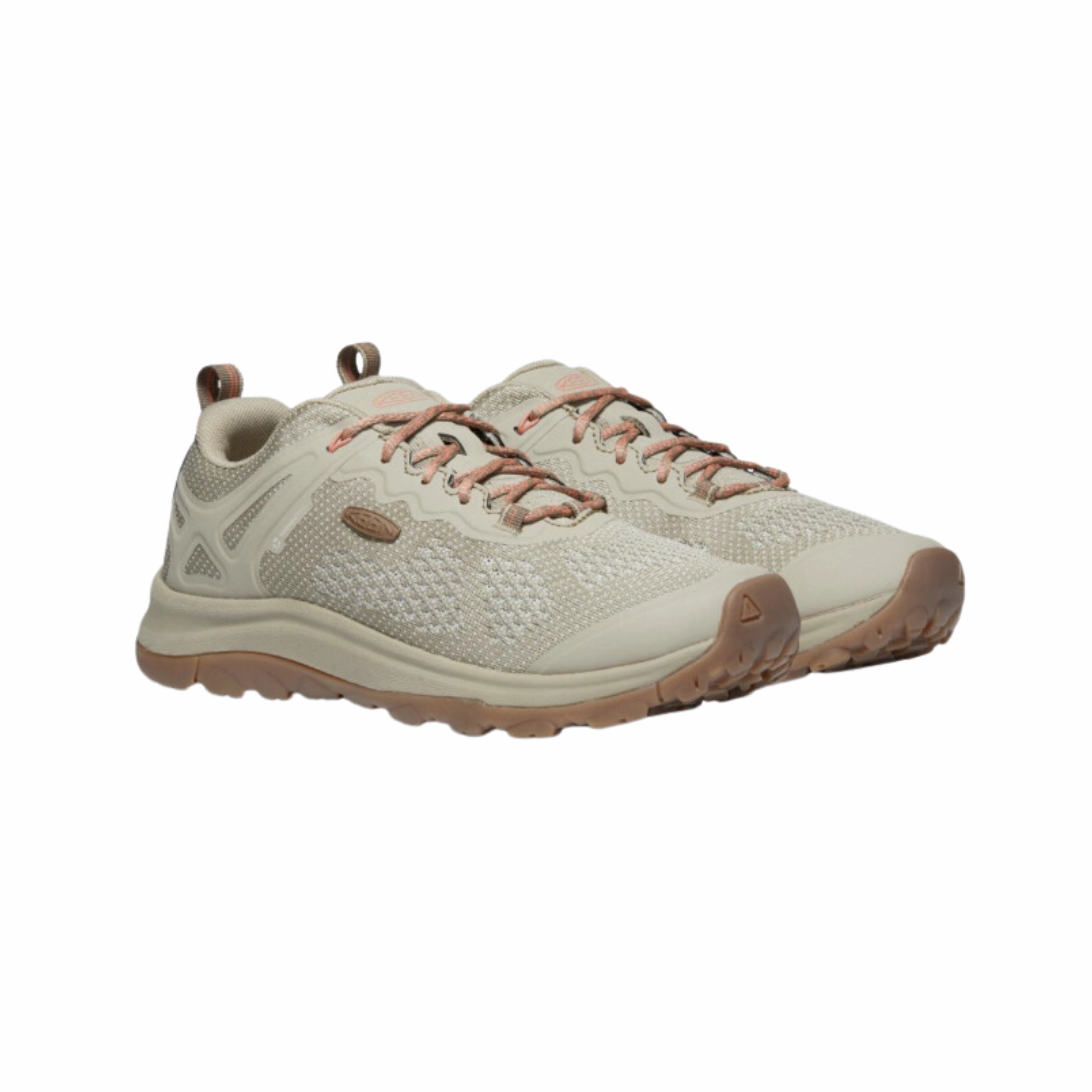 Women's Terradora II Vent Hiker - Plaza Taupe/Coral (Regular Width) Backpacking Trail Mountain Trekking
