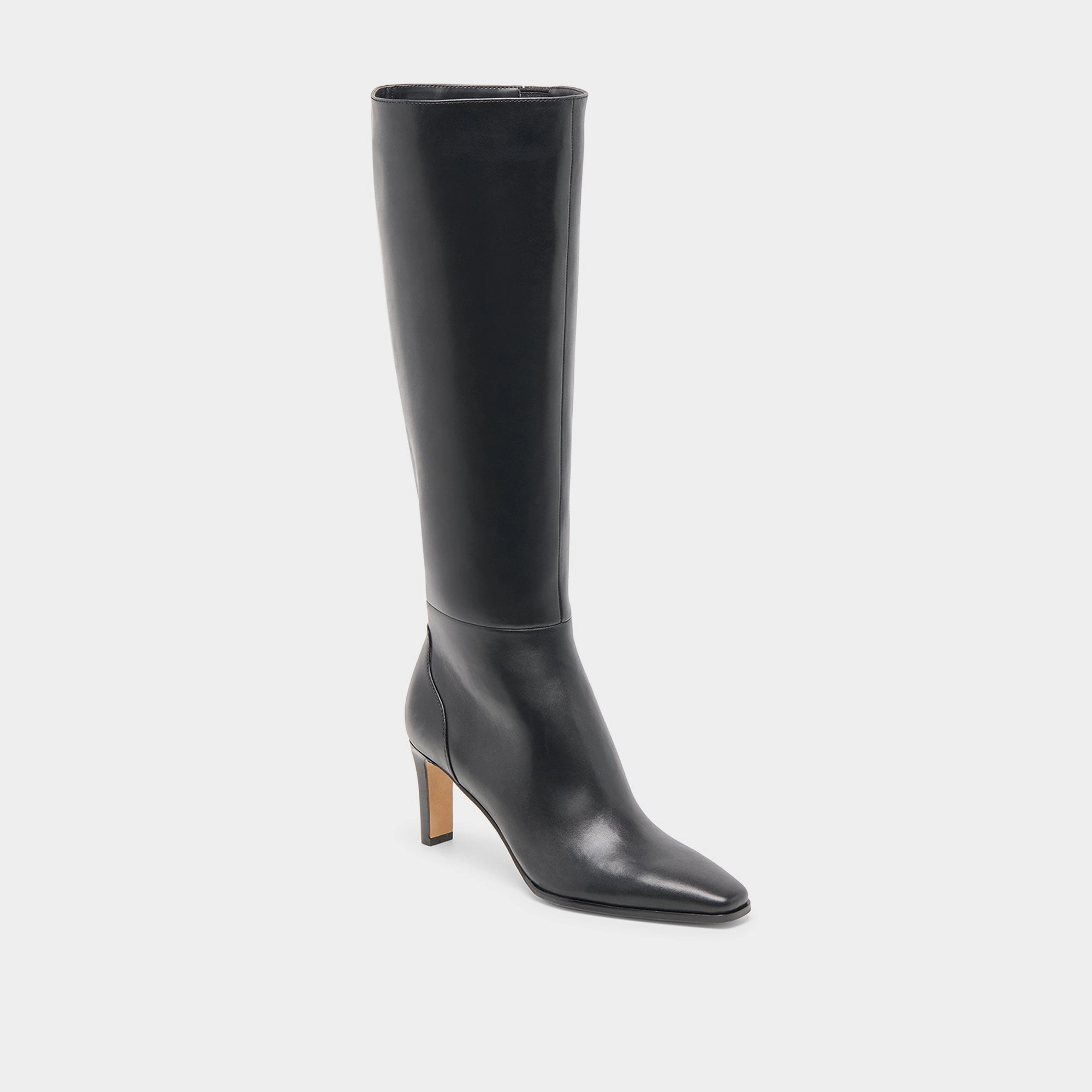 All Day EMMI WIDE CALF BOOTS BLACK LEATHER