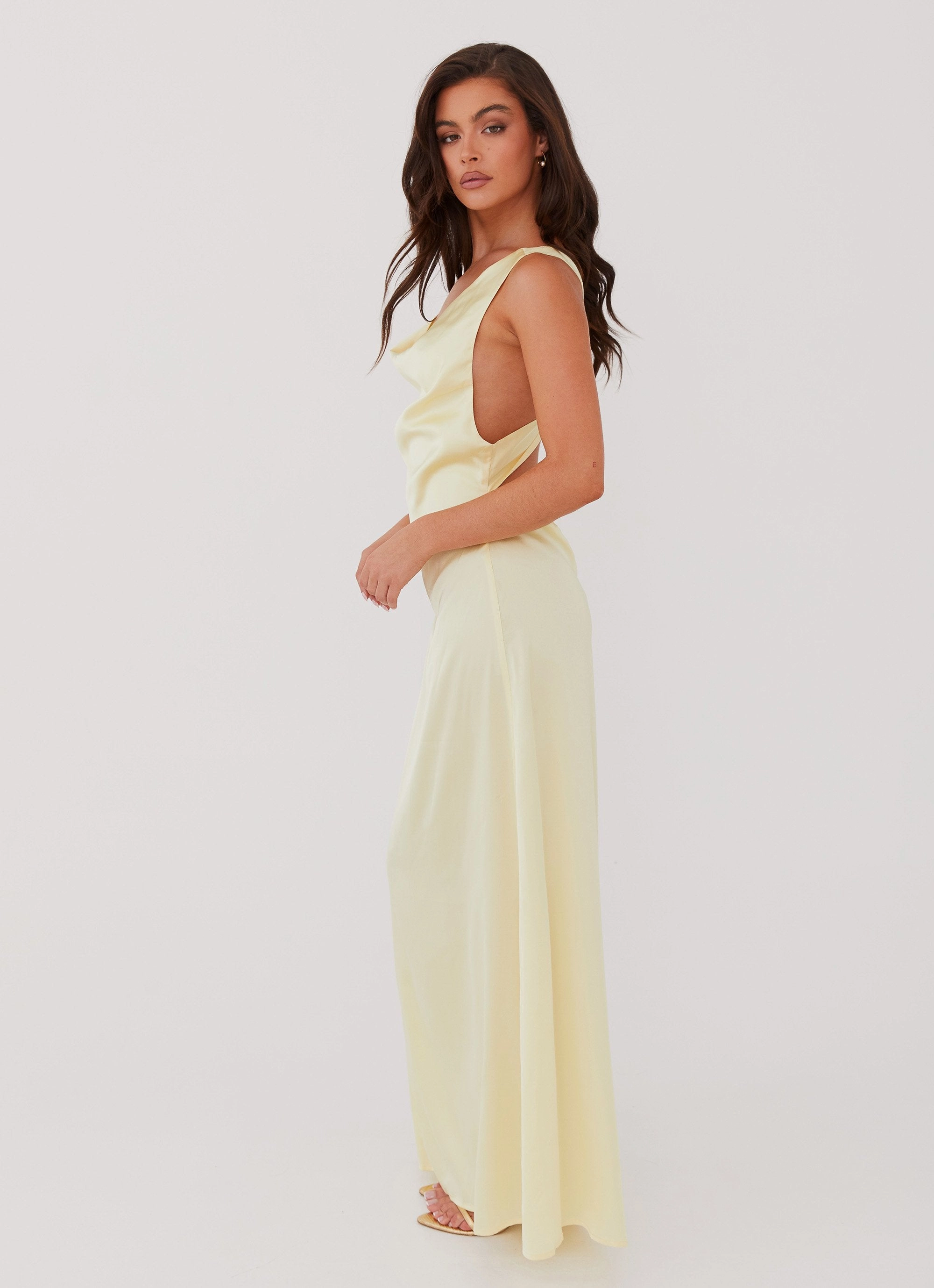 Smooth Outline Musa Maxi Dress - Lemon