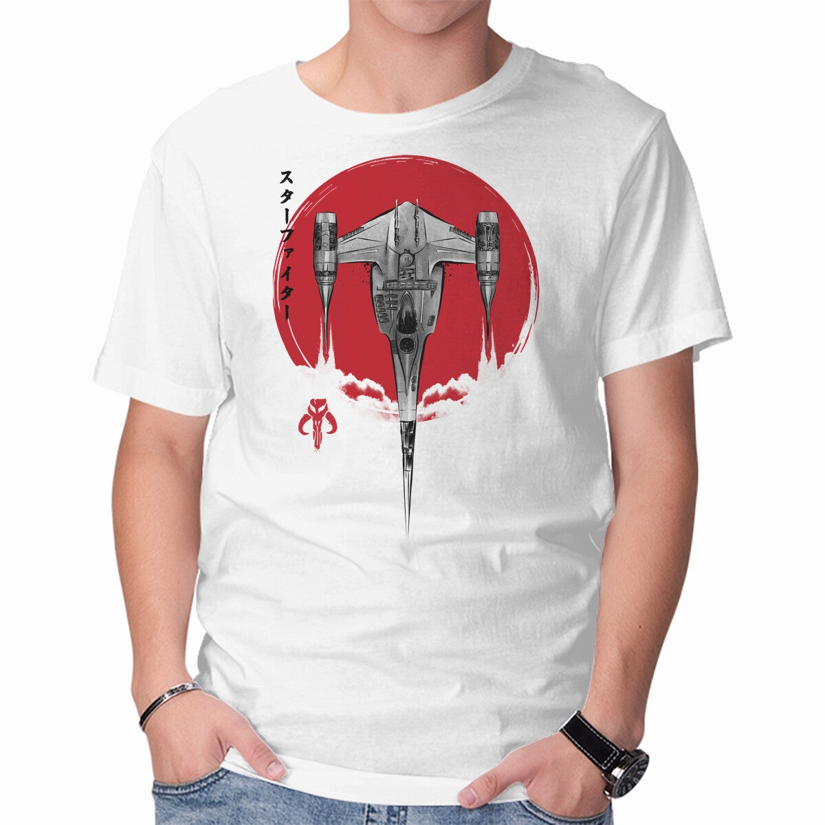 N1 Starfighter Sumi-e Sublimation Printed Collar