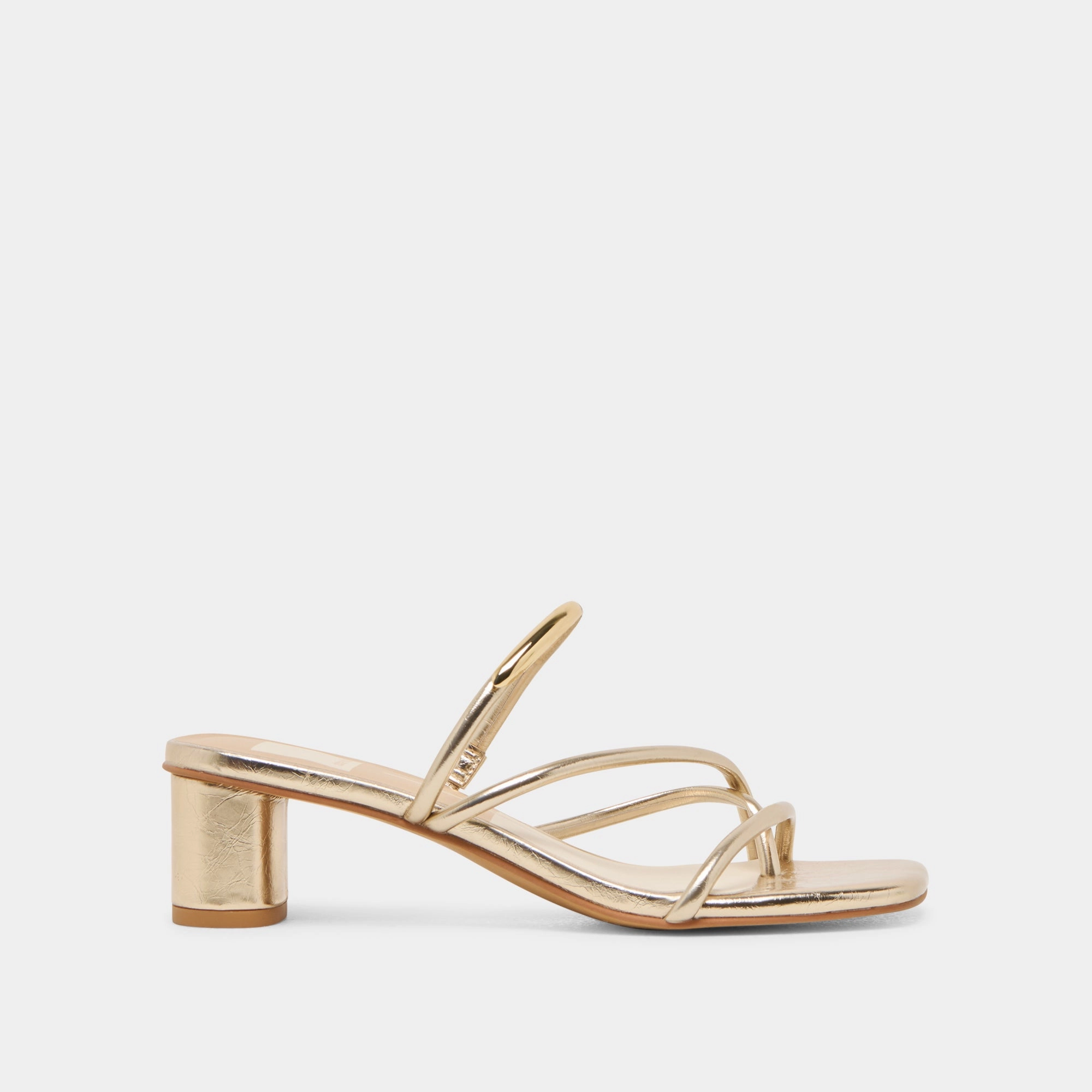 NAIRA HEELS GOLD METALLIC STELLA Posture Spark