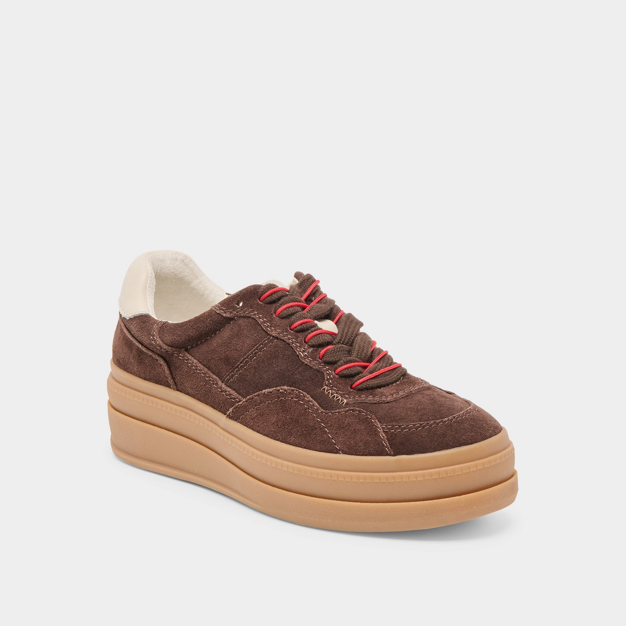 NAOMY H2O SNEAKERS DK BROWN SUEDE Abrasion Resistant Mesh Walk Time