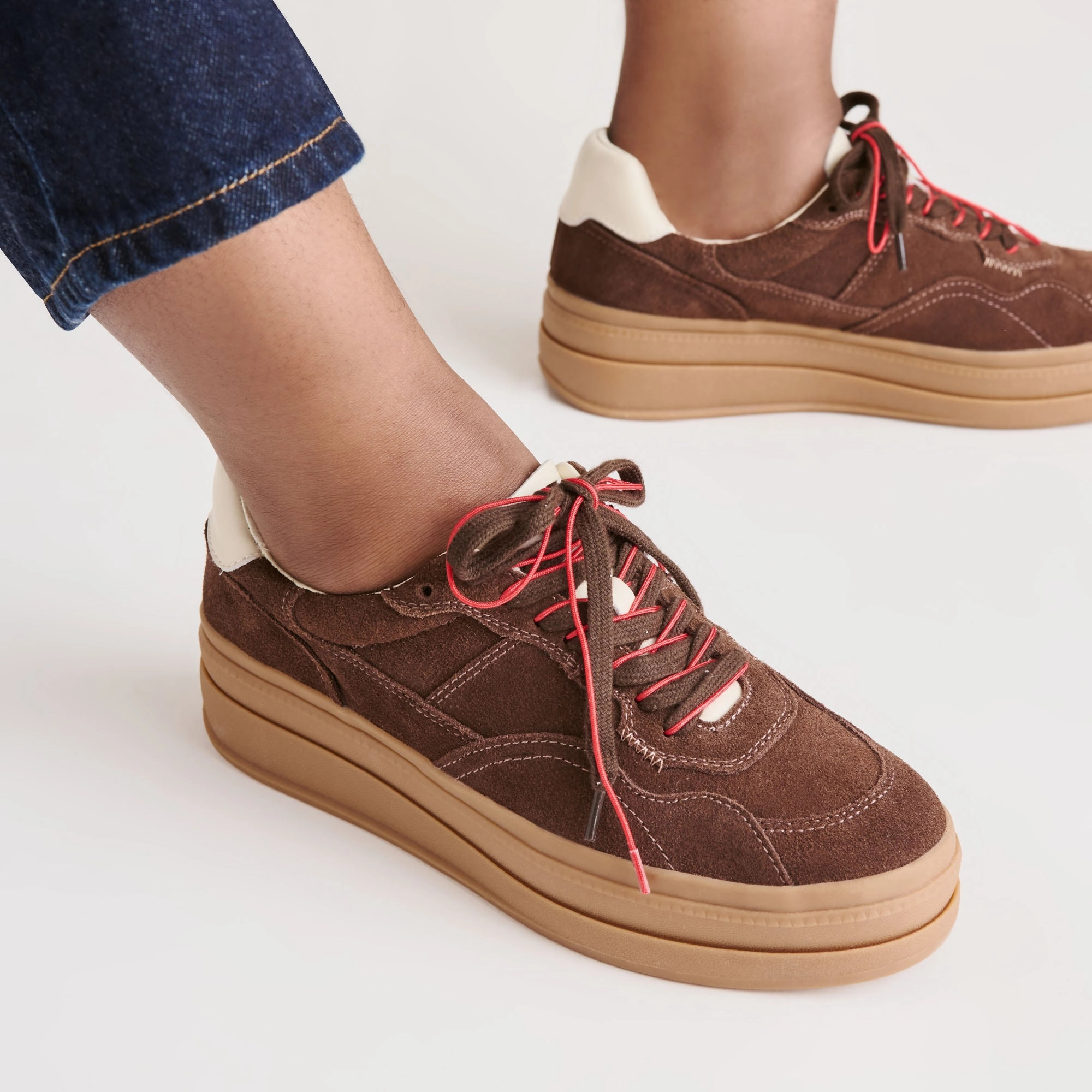 NAOMY H2O SNEAKERS DK BROWN SUEDE Comfortable Experience