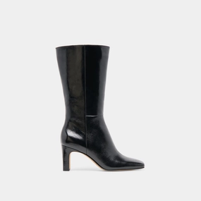 RIGGS WIDE CALF BOOTS BLACK LEATHER Classic Core Leather