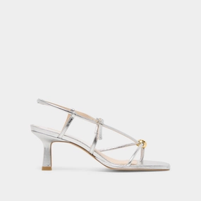 Casual boots MYLEE HEELS SILVER DISTRESSED LEATHER