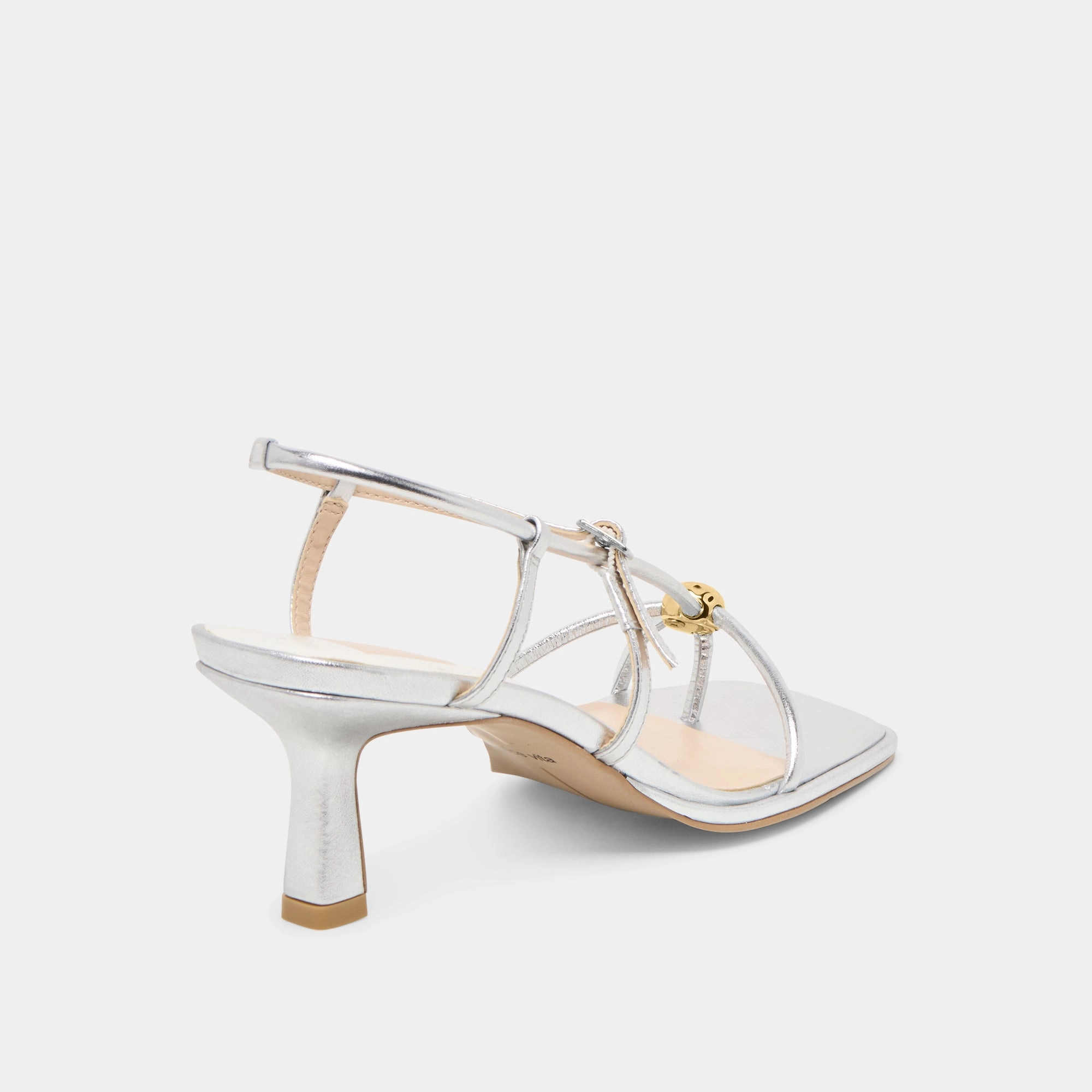 Designer Craft MYLEE HEELS SILVER DISTRESSED LEATHER