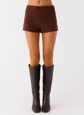 Nia Micro Short - Chocolate artisanal quality Breezy Layer