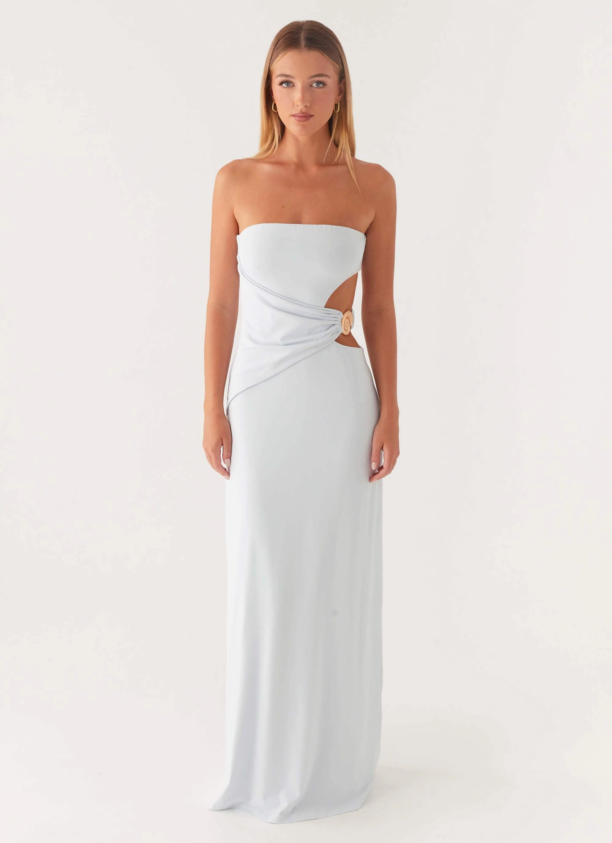 Artistic Vibe Day Chic Anetta Maxi Dress - Pale Blue
