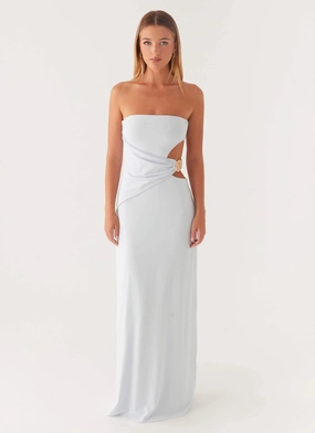 Artistic Vibe Day Chic Anetta Maxi Dress - Pale Blue