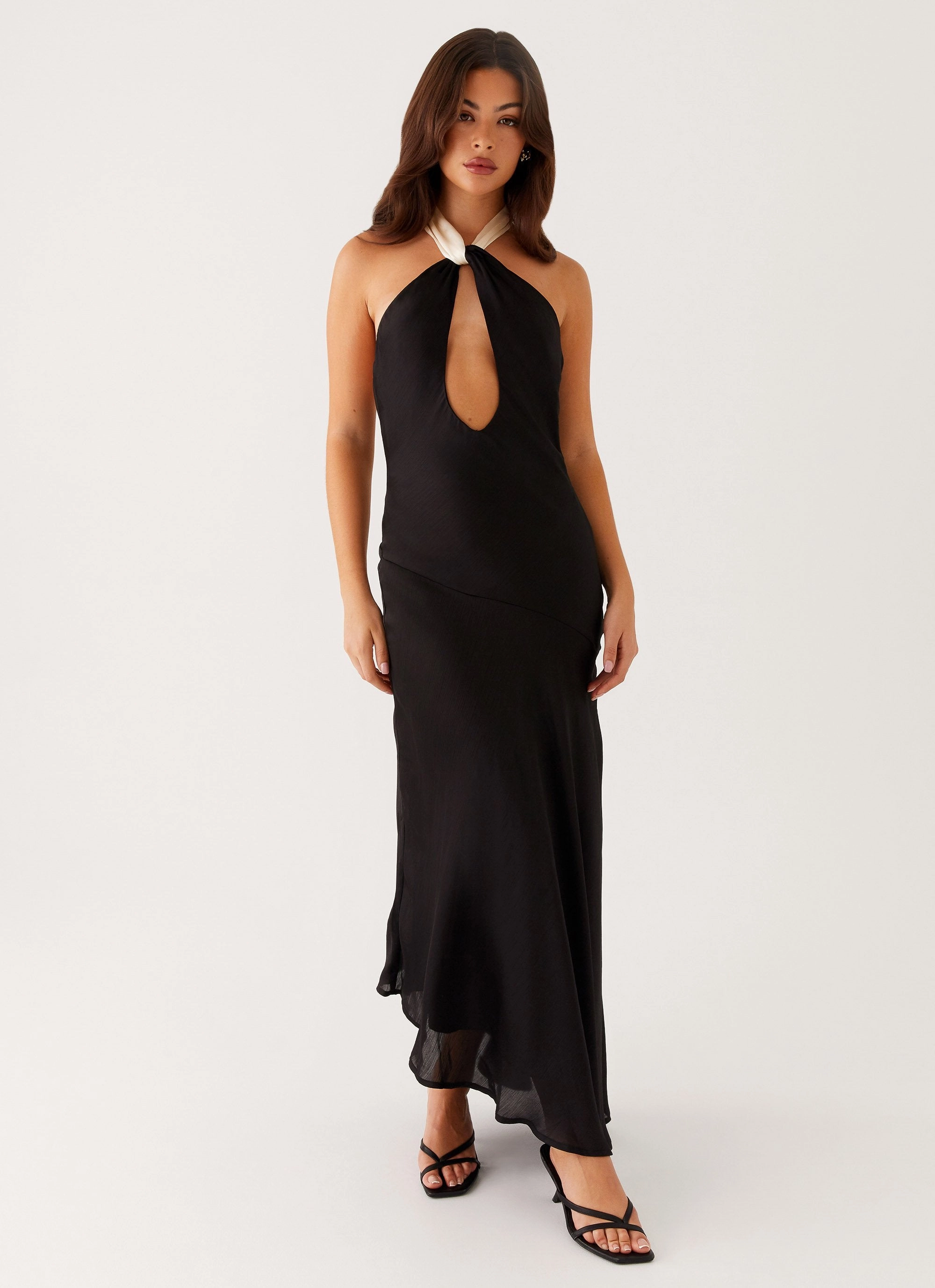 Night Owl Maxi Dress - Black Urban Cool Elegant Appearance