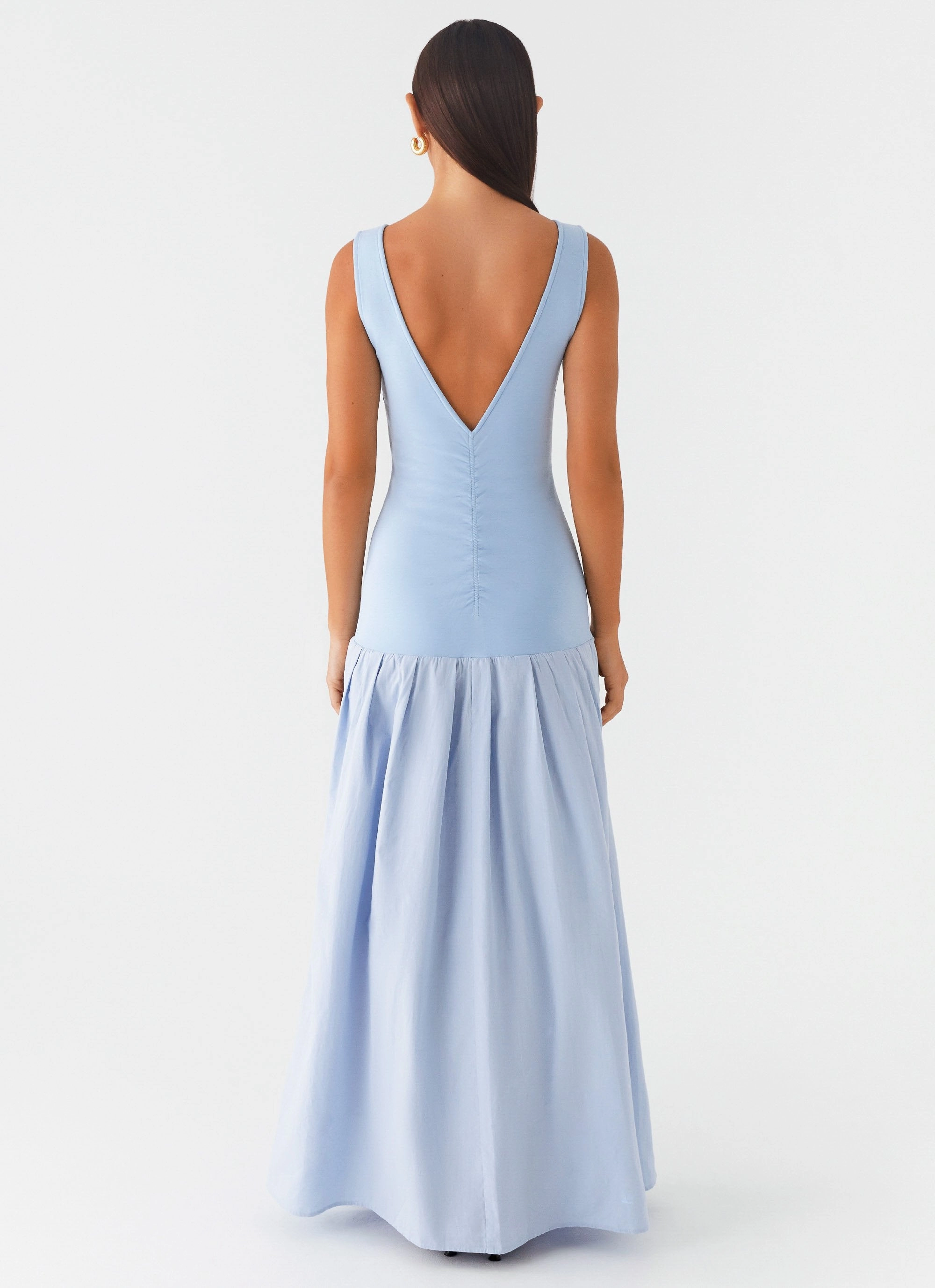 Jaxon Maxi Dress - Blue Standout Feature