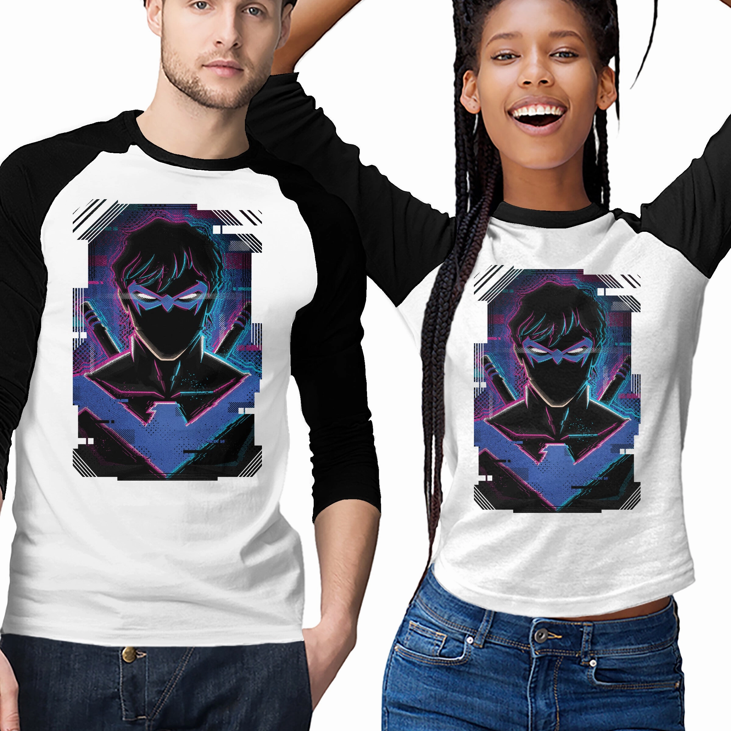 Nightwing Glitch birthday party Stylish Fit