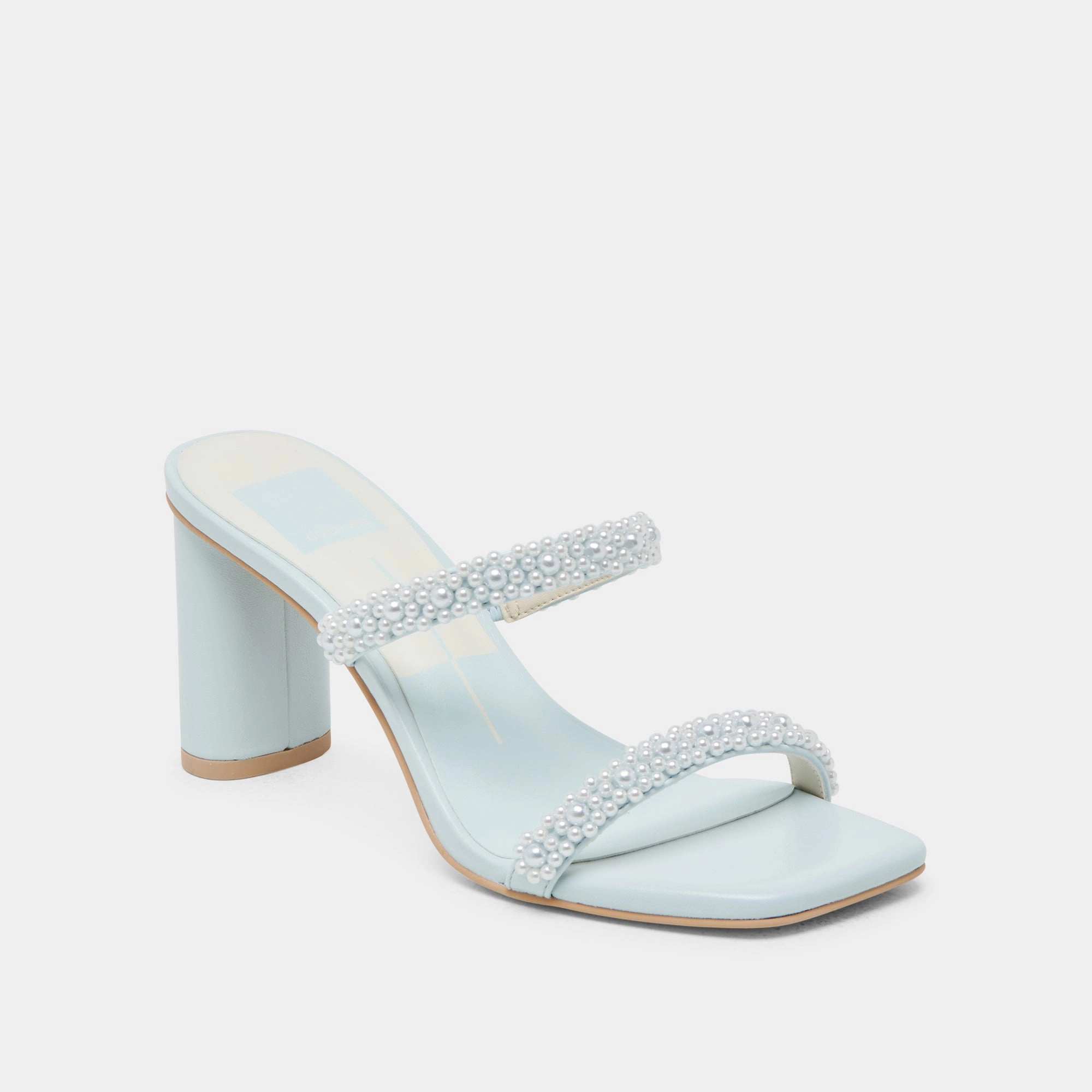 Walking Friendly NOLAH PEARL HEELS ICE BLUE STELLA