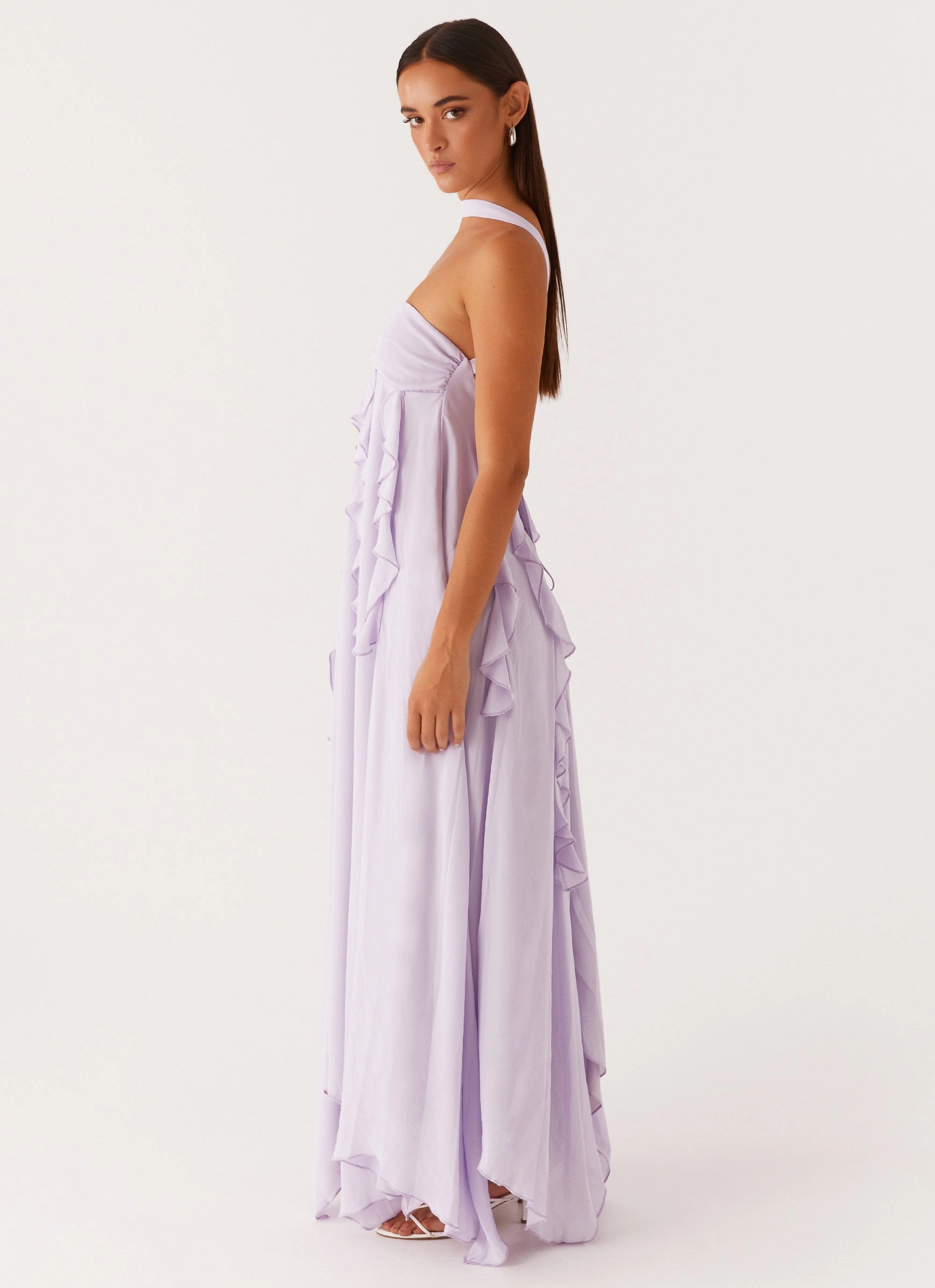 Straight-Cut Florence Maxi Dress - Lilac