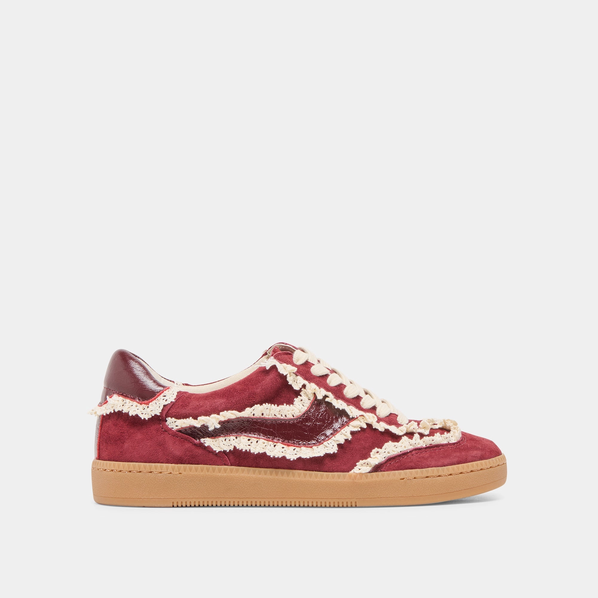 NOTICE LACE SNEAKERS OXBLOOD SUEDE Motion Fit Everyday