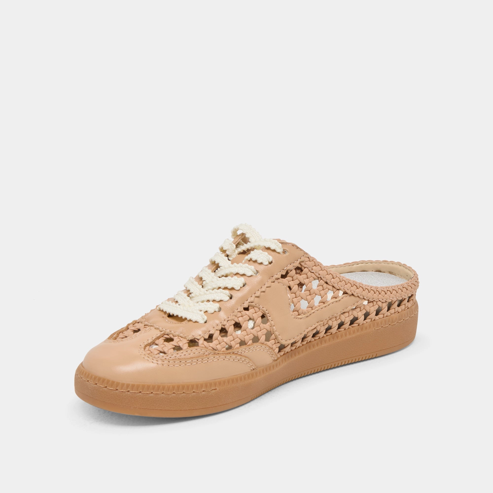 NOTICE SLIDE WOVEN SNEAKERS CAFE WOVEN STELLA Heat Release Bonded Seamless