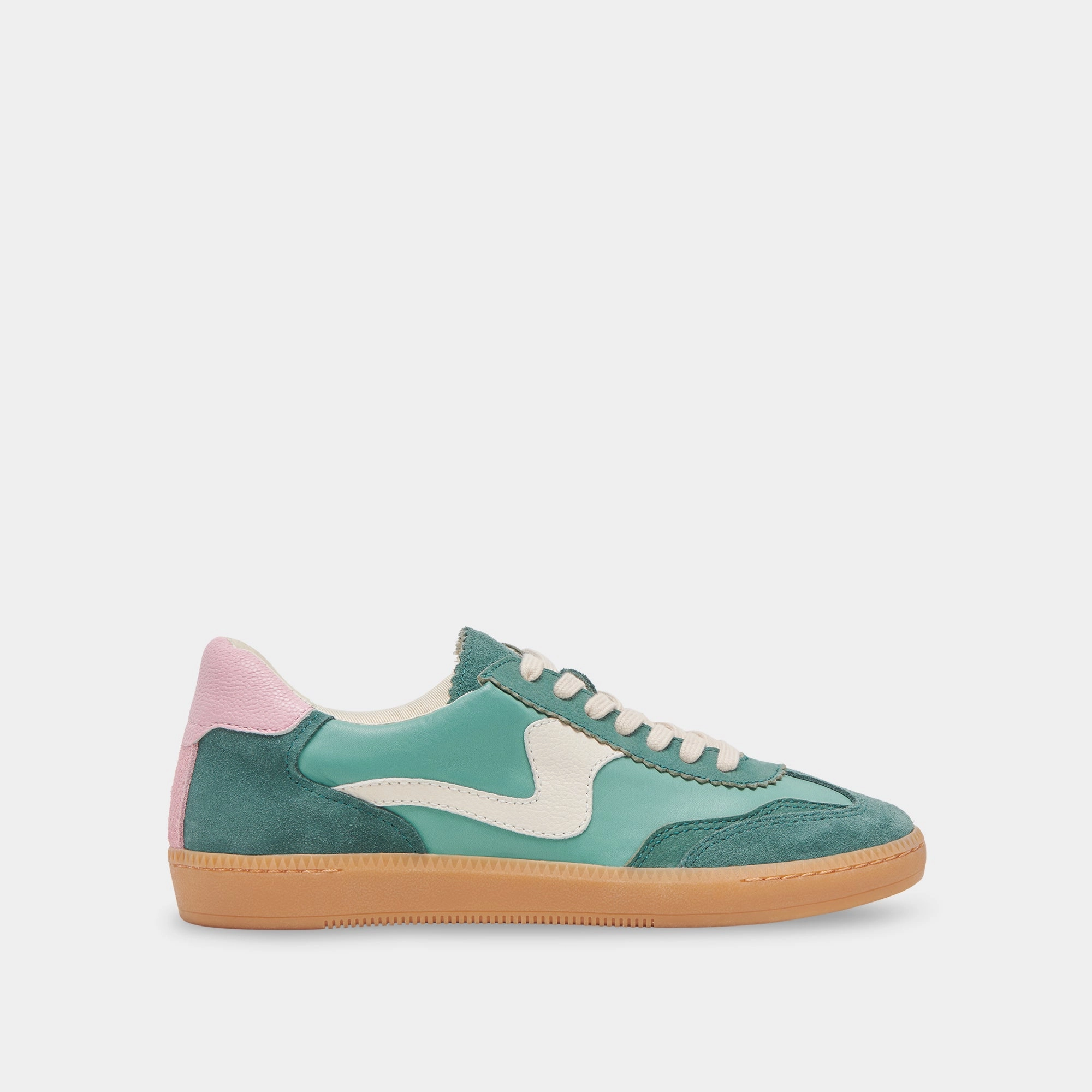 Non Irritating Seams NOTICE SNEAKERS GREEN SUEDE