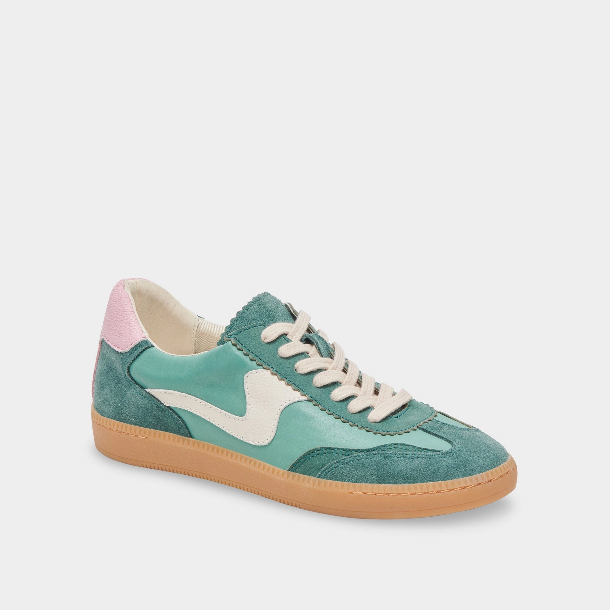 NOTICE SNEAKERS GREEN SUEDE cool tones