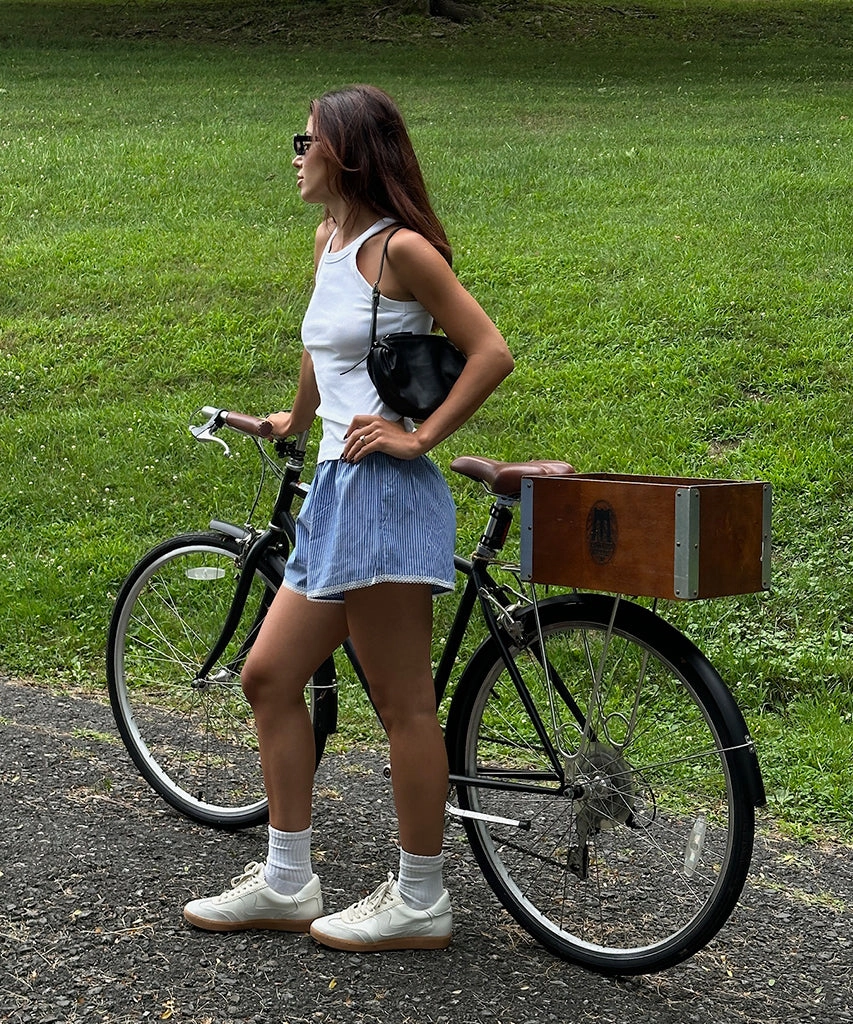 Abrasion Protection NOTICE SNEAKERS WHITE LEATHER