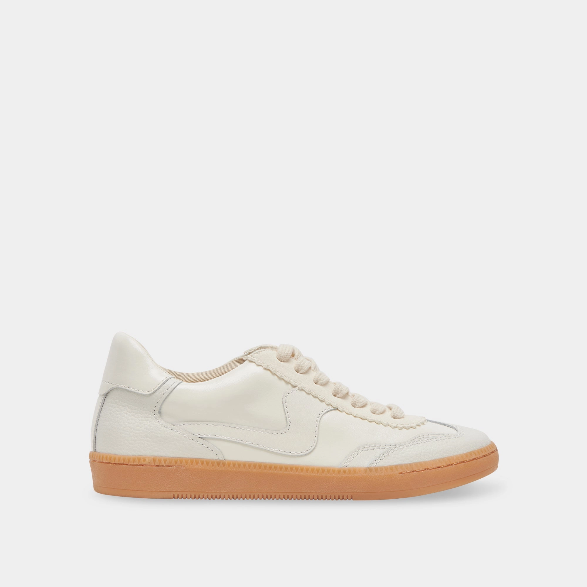 NOTICE SNEAKERS WHITE LEATHER Reinforced Toe Guard